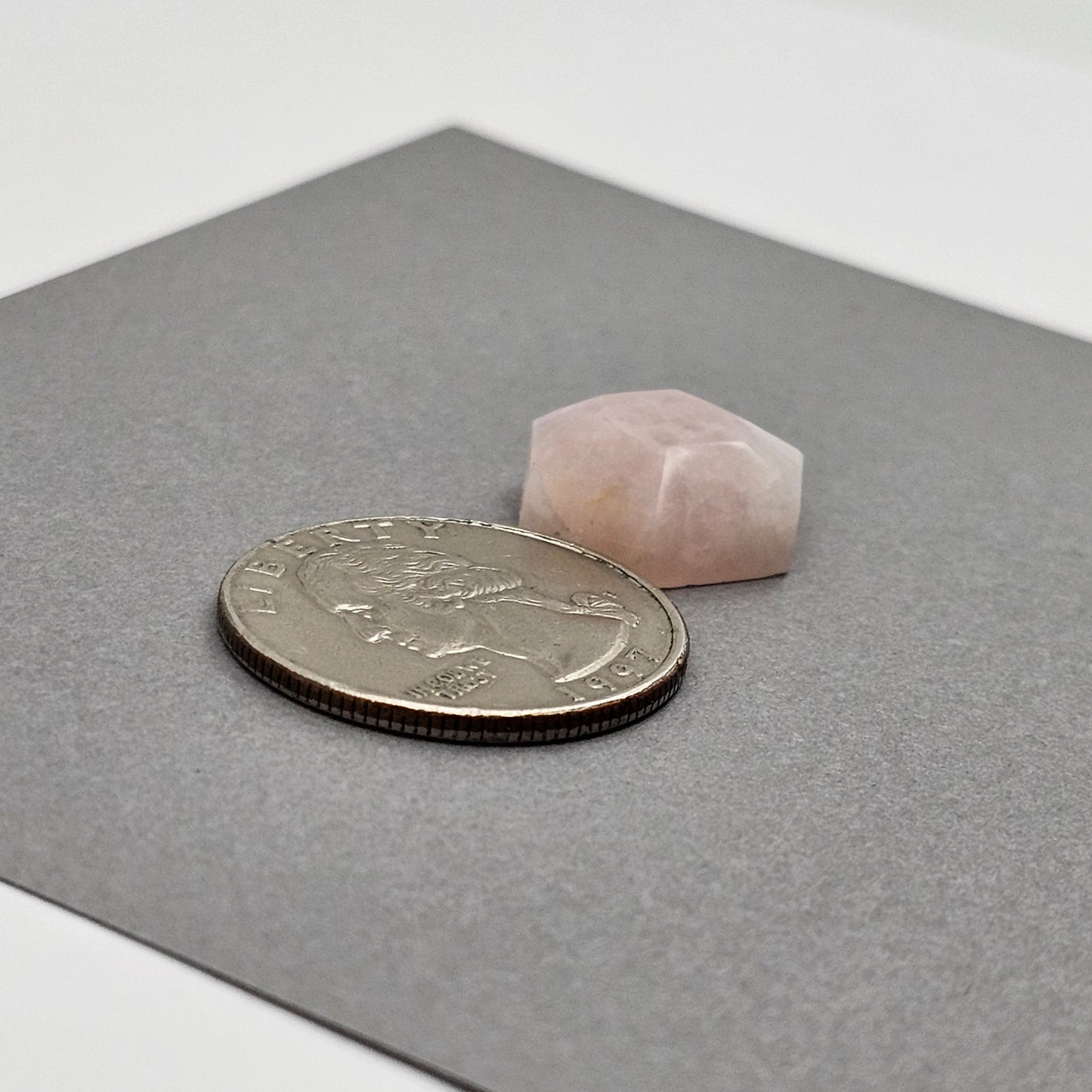 Rose Quartz Geometric Cabochon