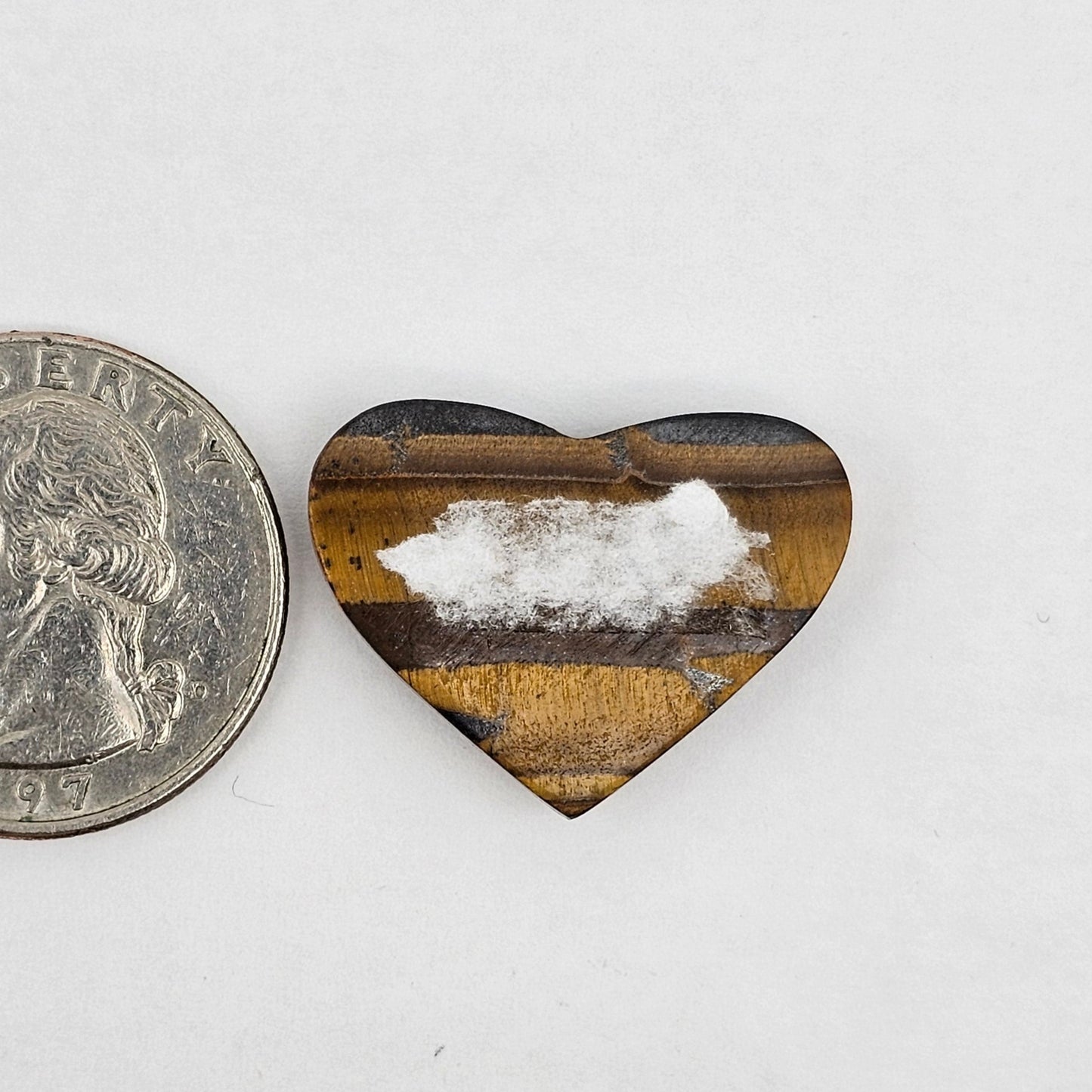 Tiger Eye Geometric Half Faceted Cabochon
