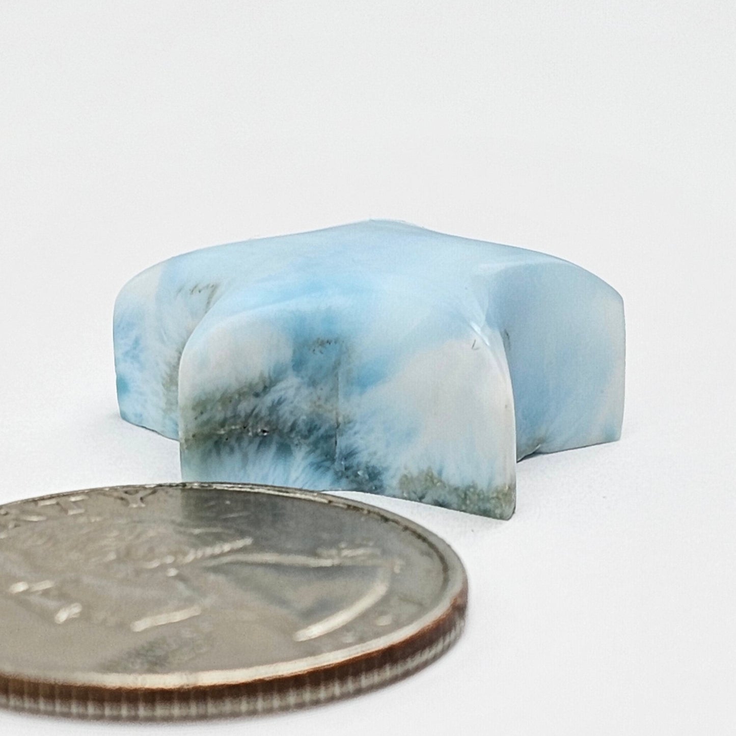 Larimar Star Cabochon