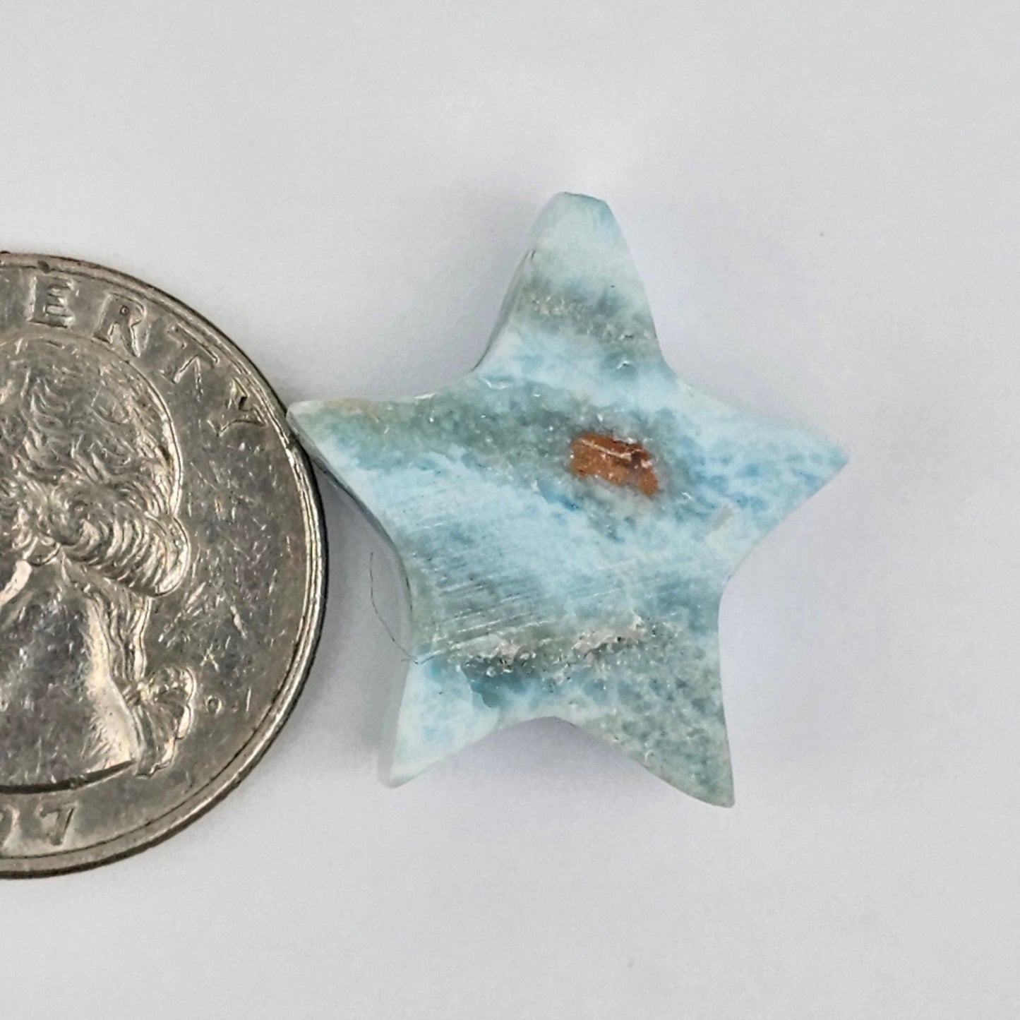 Larimar Star Cabochon