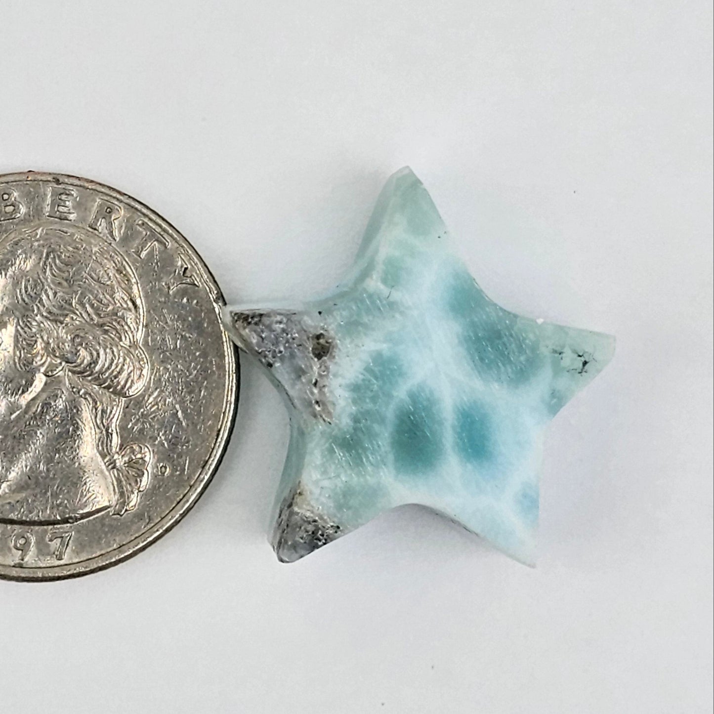 Larimar Star Cabochon
