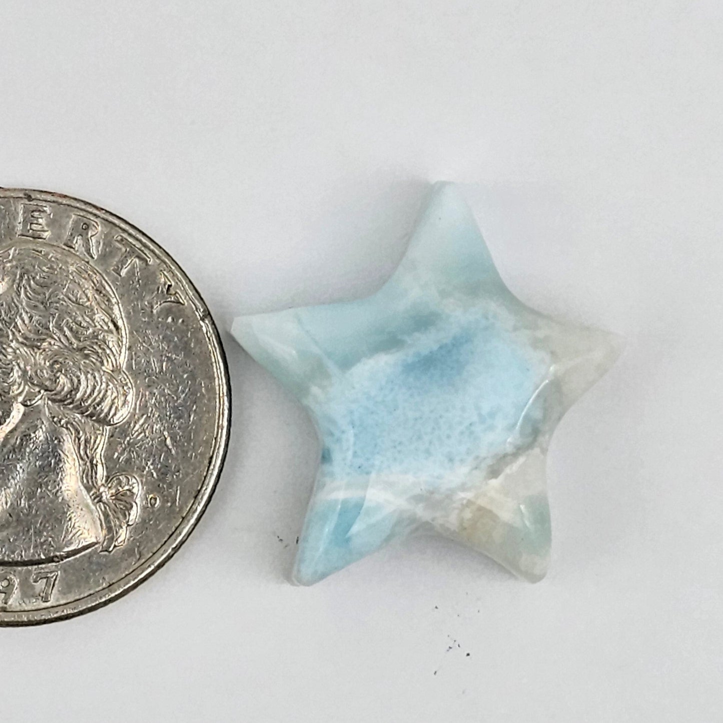 Larimar Star Cabochon