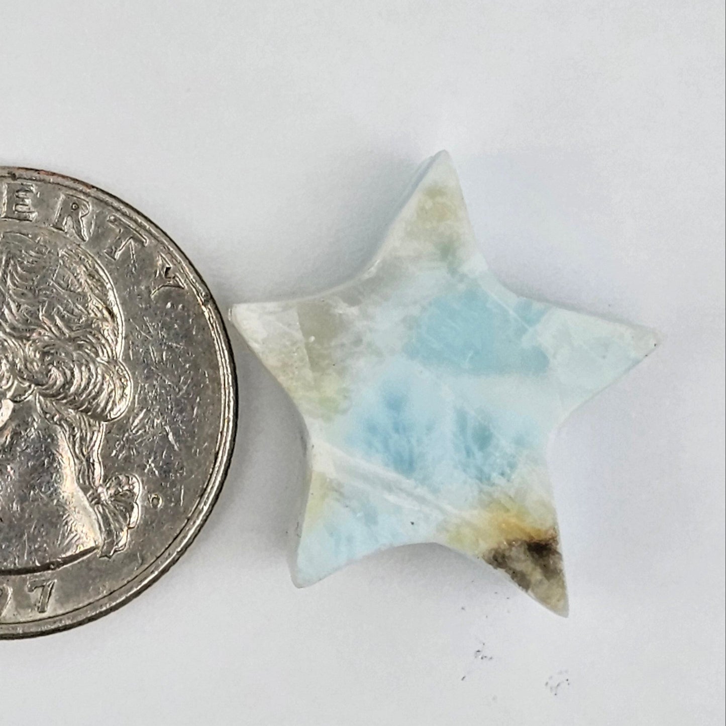 Larimar Star Cabochon
