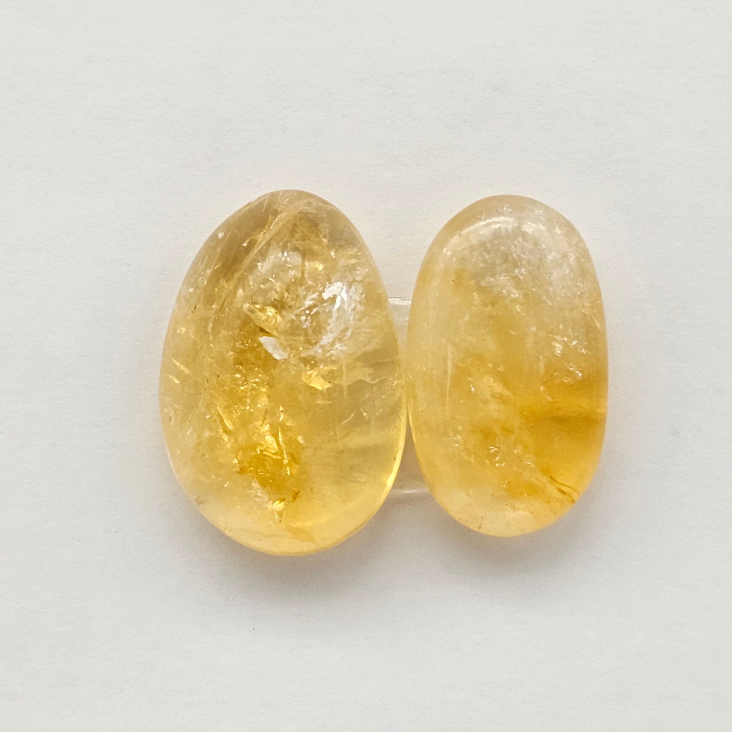 Citrine Silica Cabochon Set