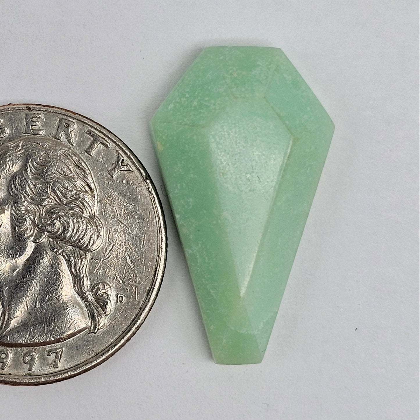 Chrysoprase Long Coffin Cabochon