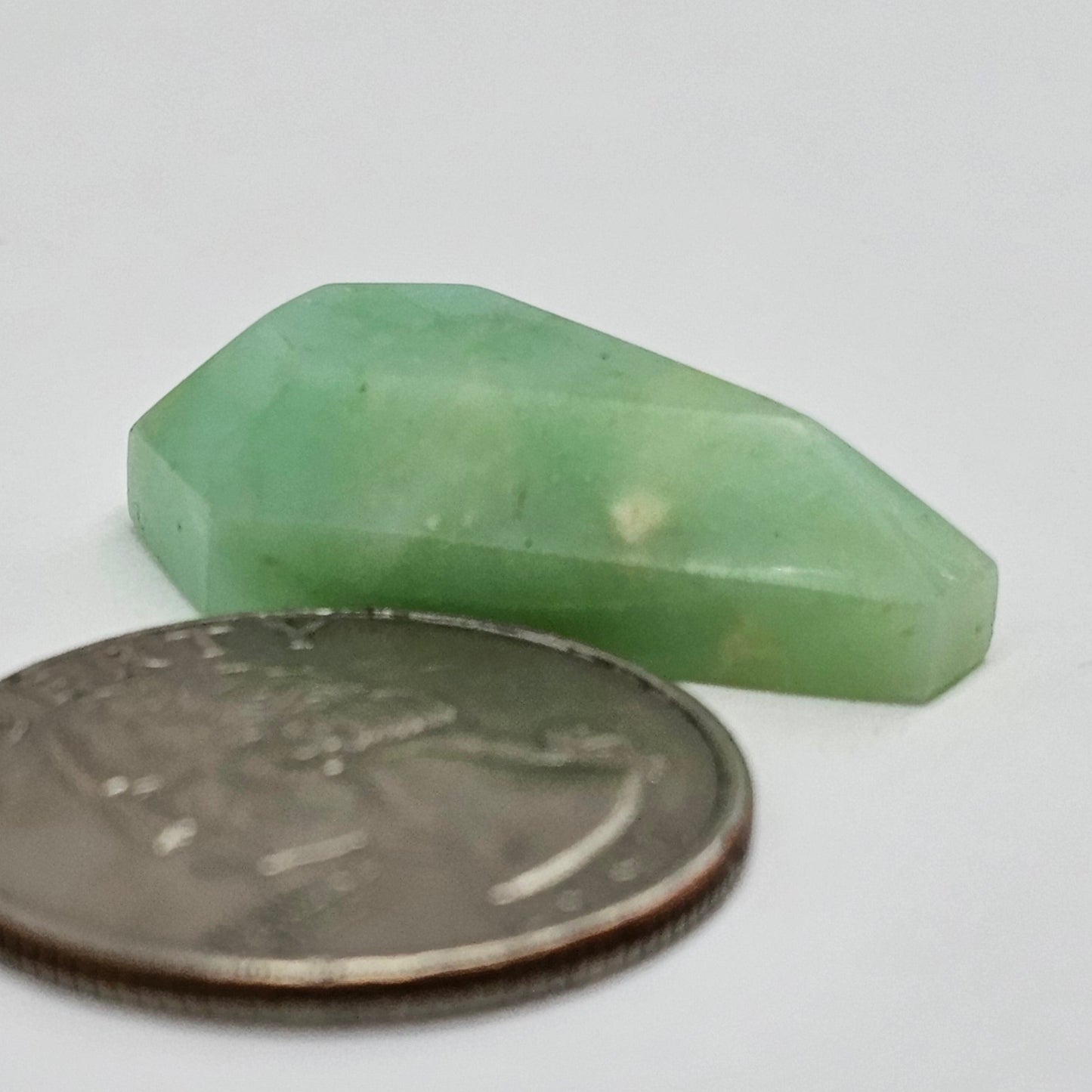 Chrysoprase Long Coffin Cabochon