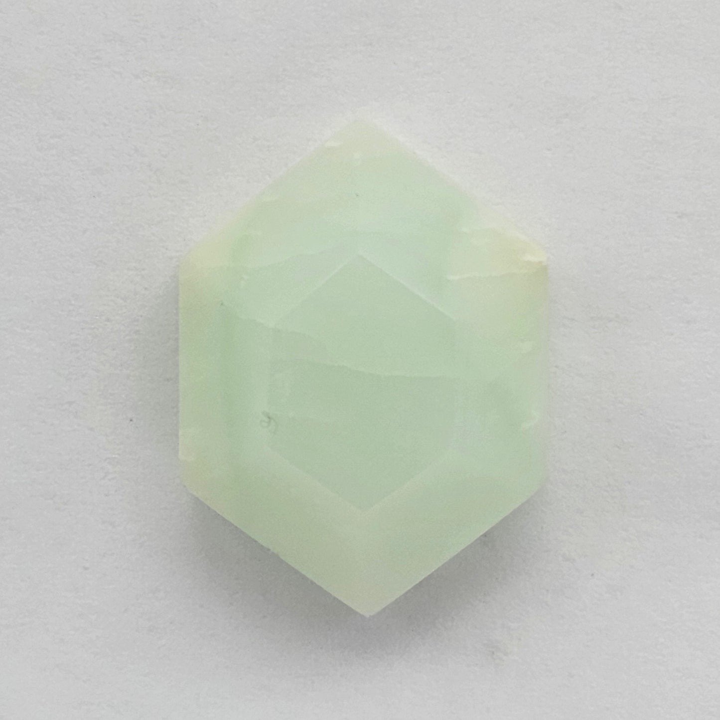Chrysoprase Short Hexagon Cabochon