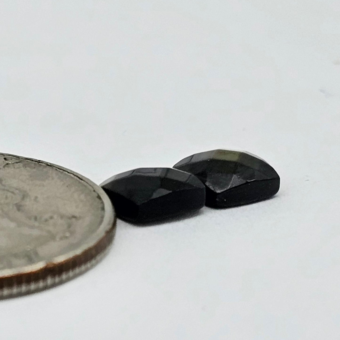 Mother of Pearl Flower Cabochon Pair