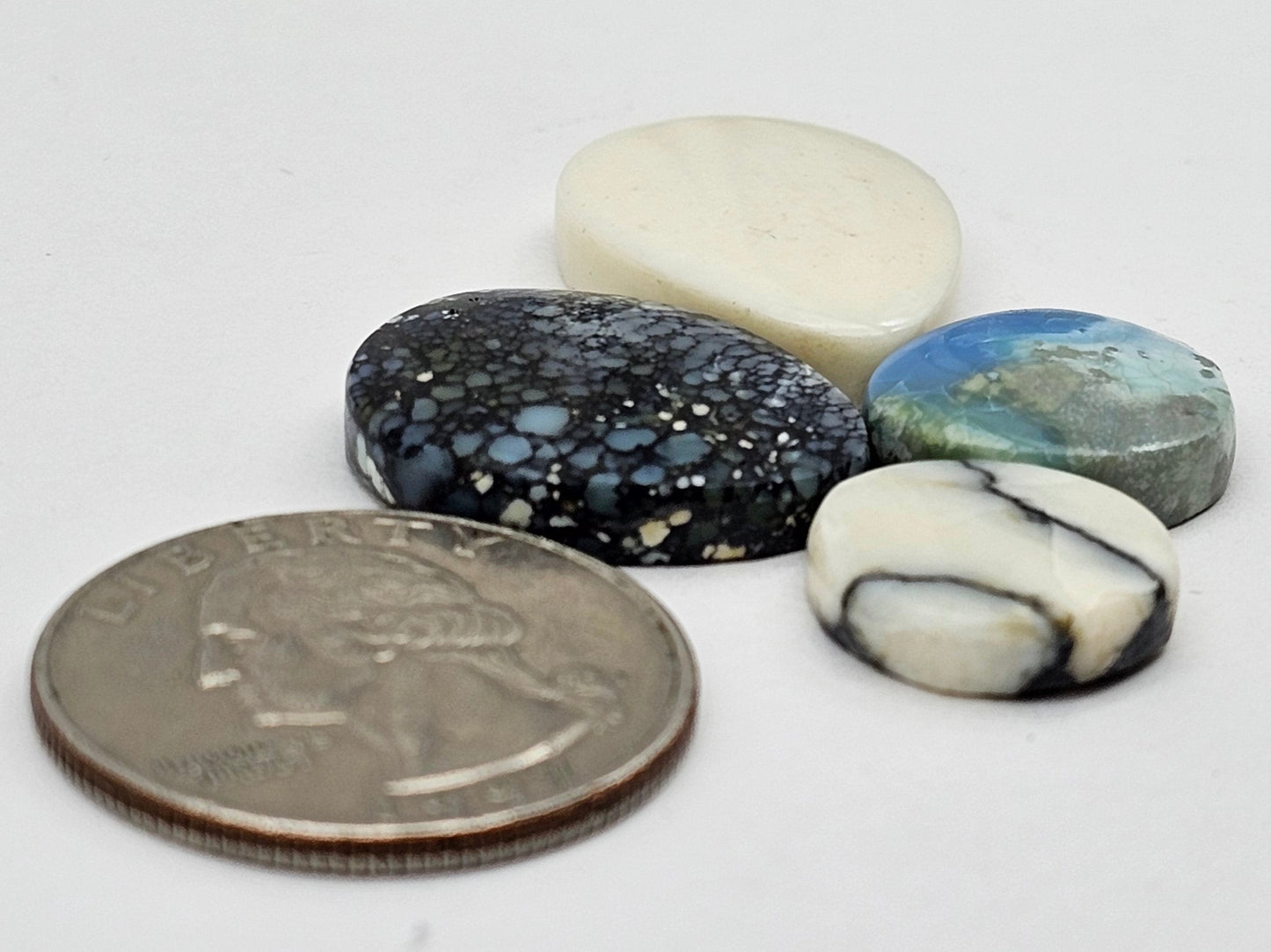 Dark moon variscite lot