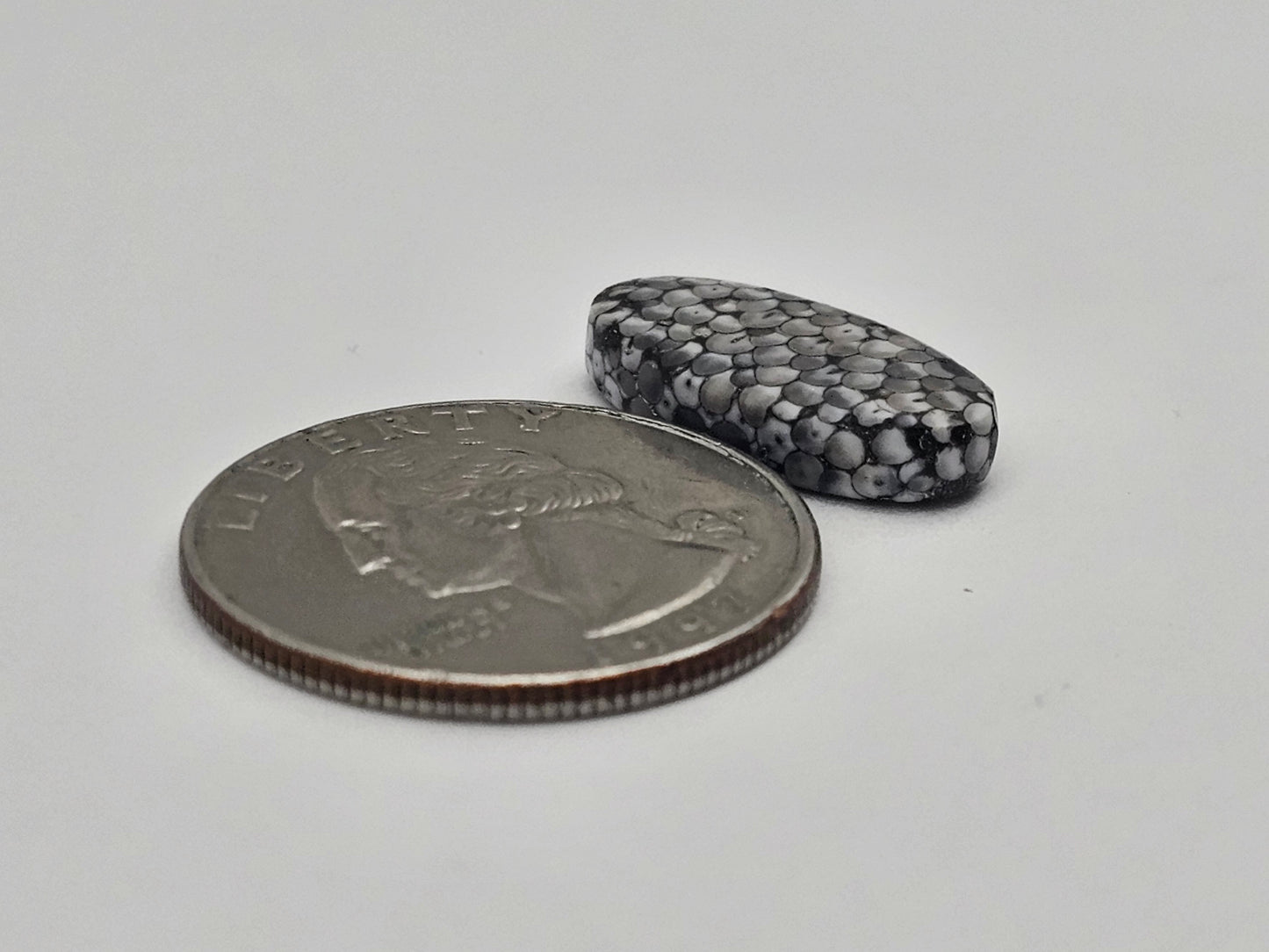 Snake skin agate cabochon