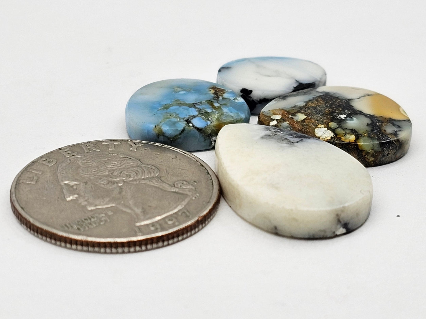 Dark moon variscite lot