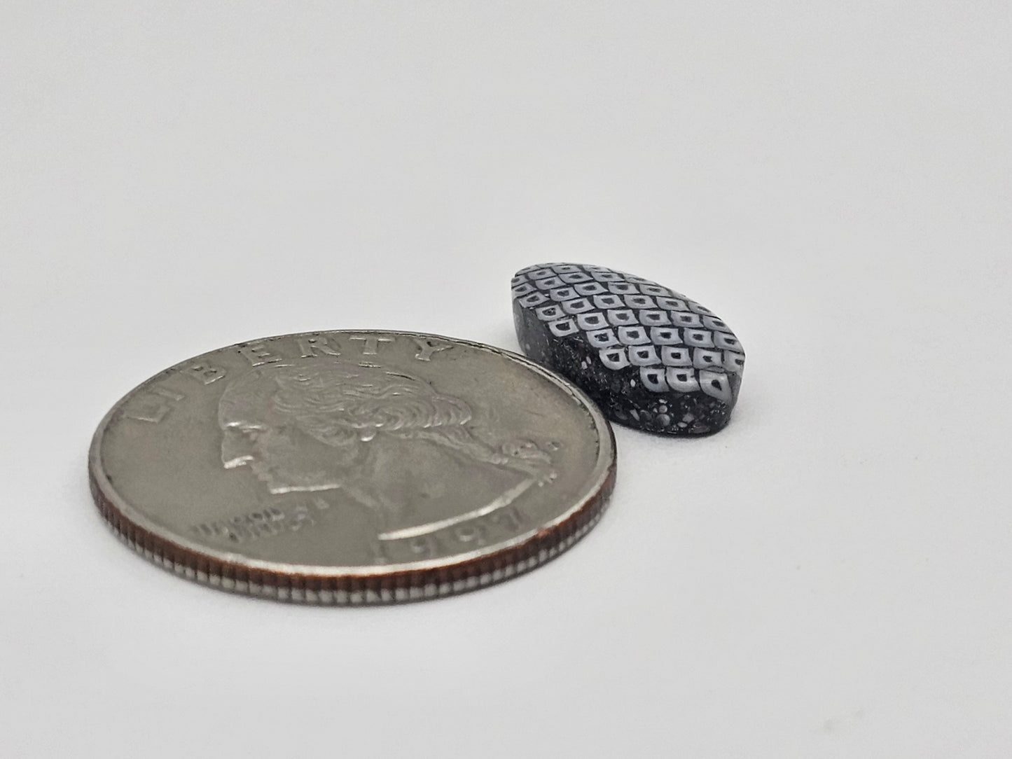 Snake skin agate cabochon