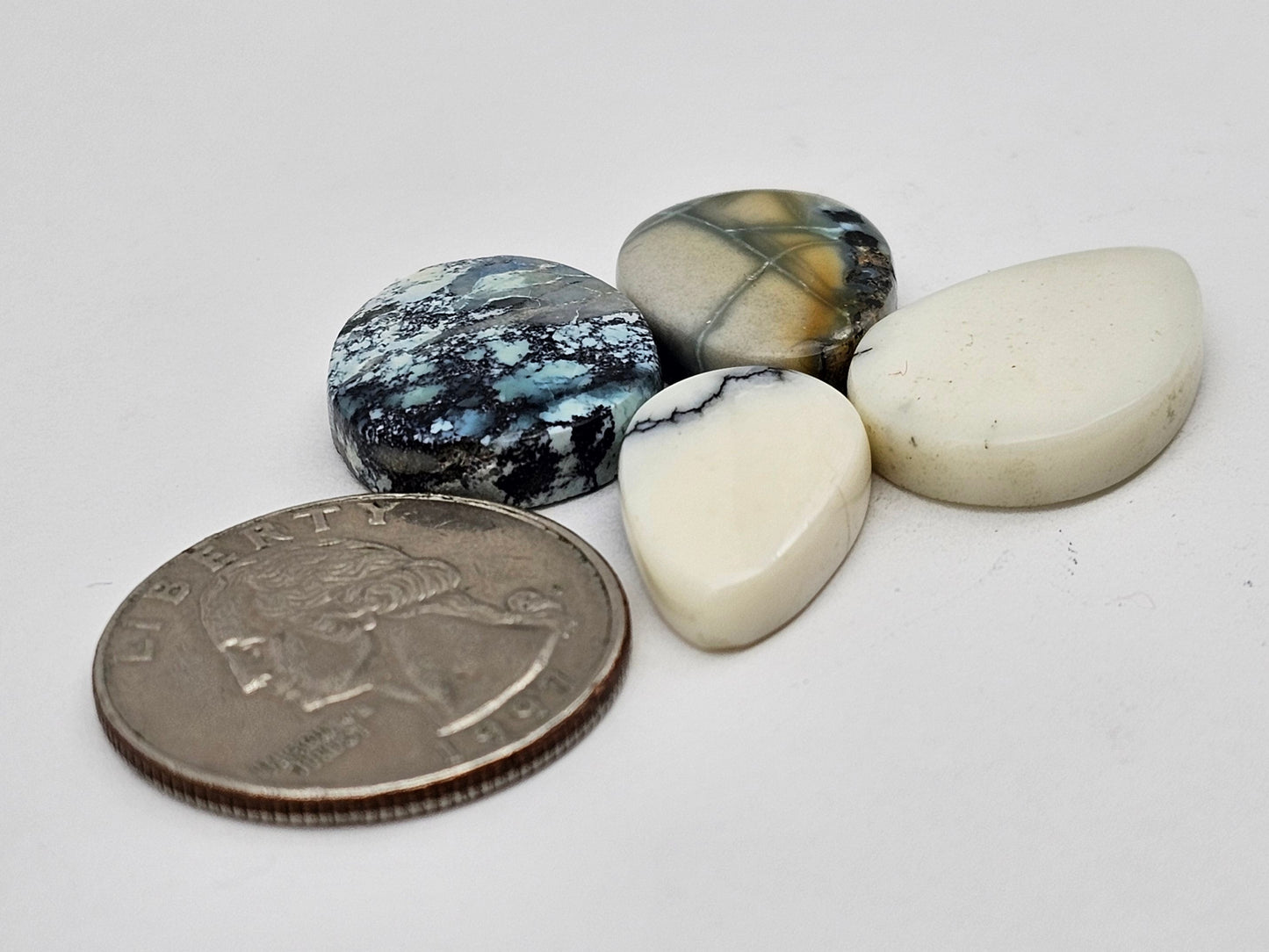 Dark moon variscite lot