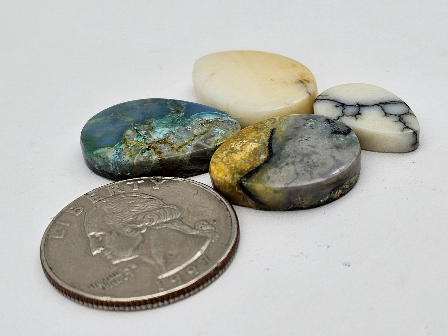 Dark moon variscite lot