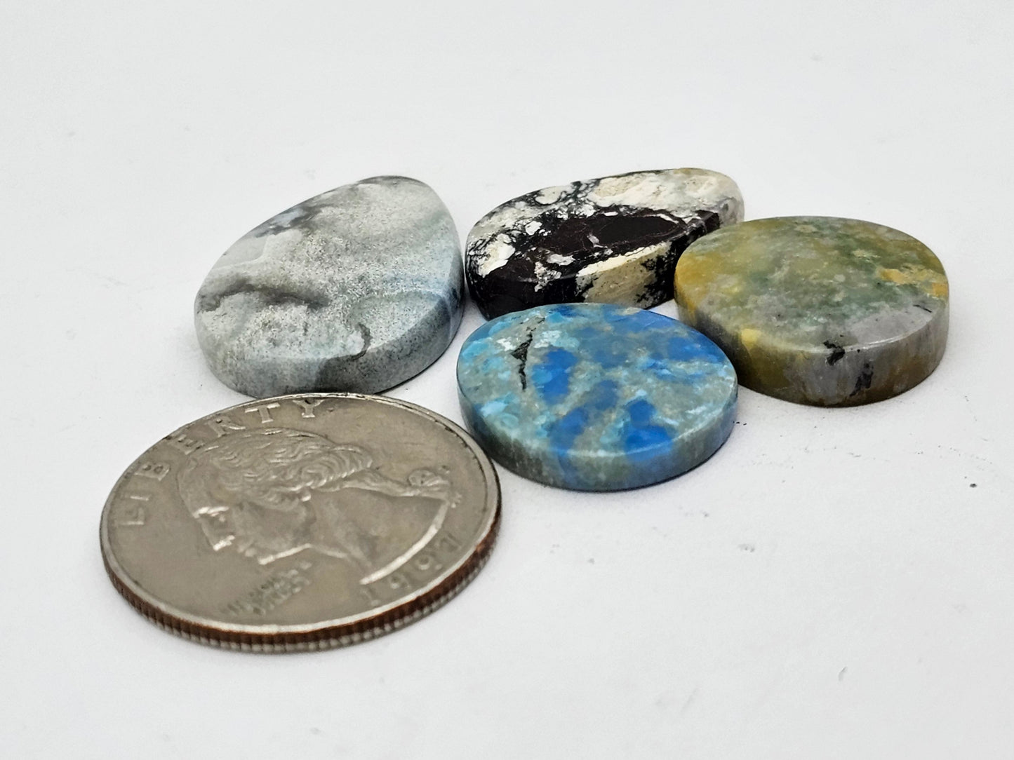 Dark moon variscite lot