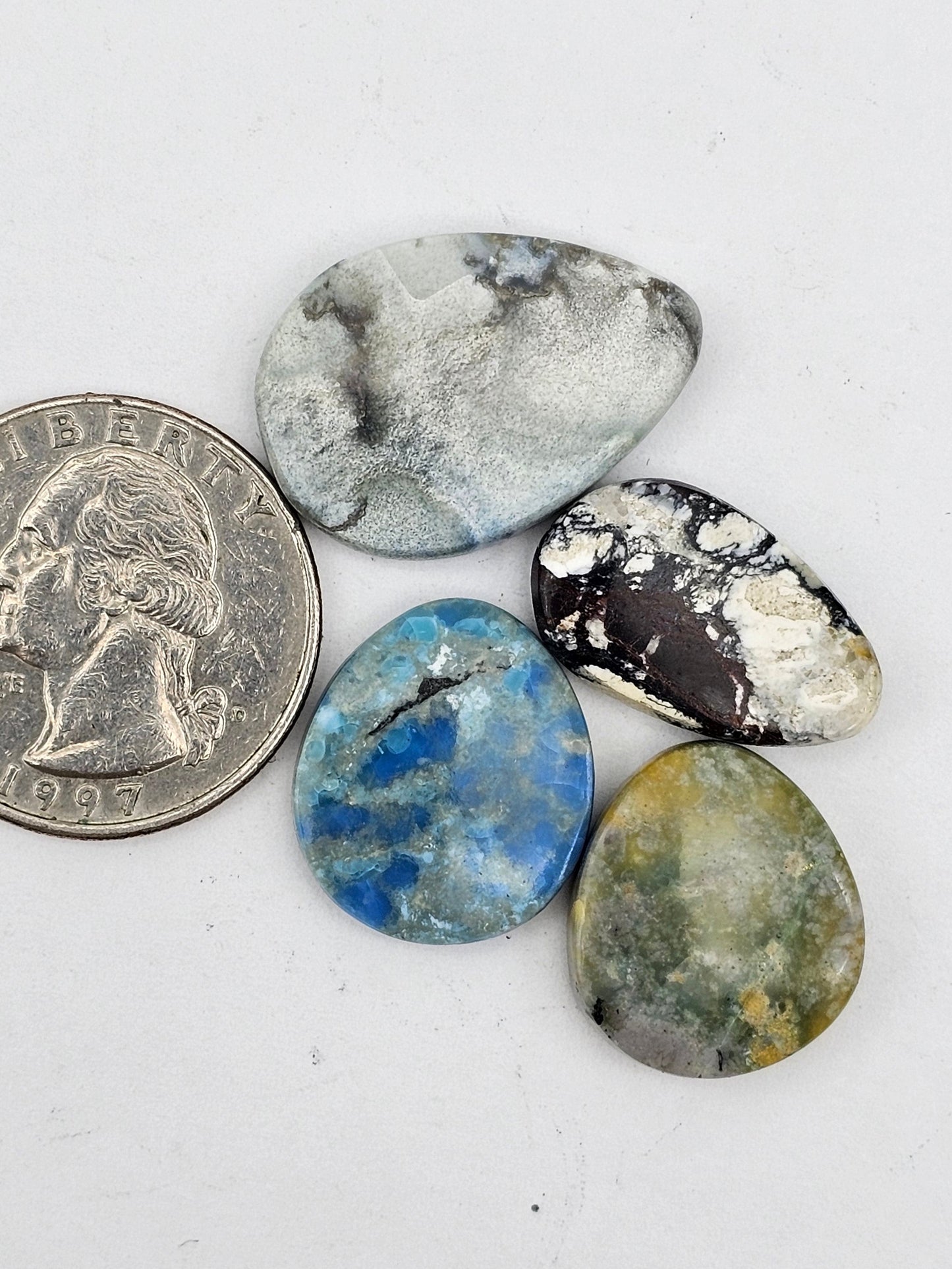 Dark moon variscite lot