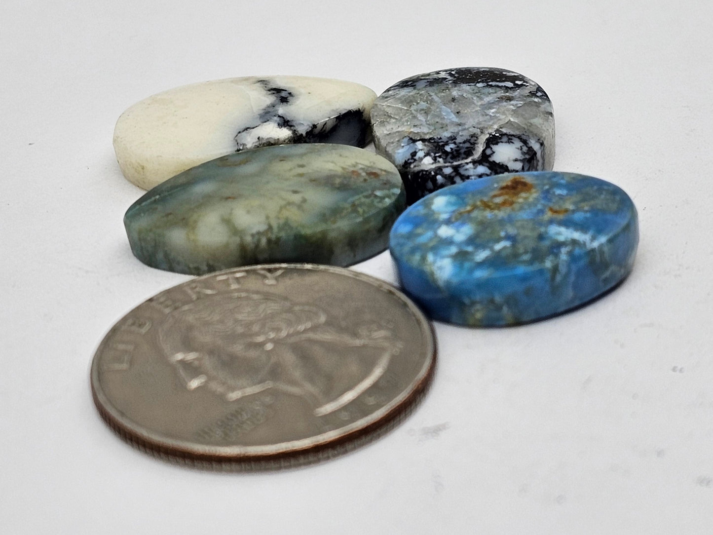 Dark moon variscite lot