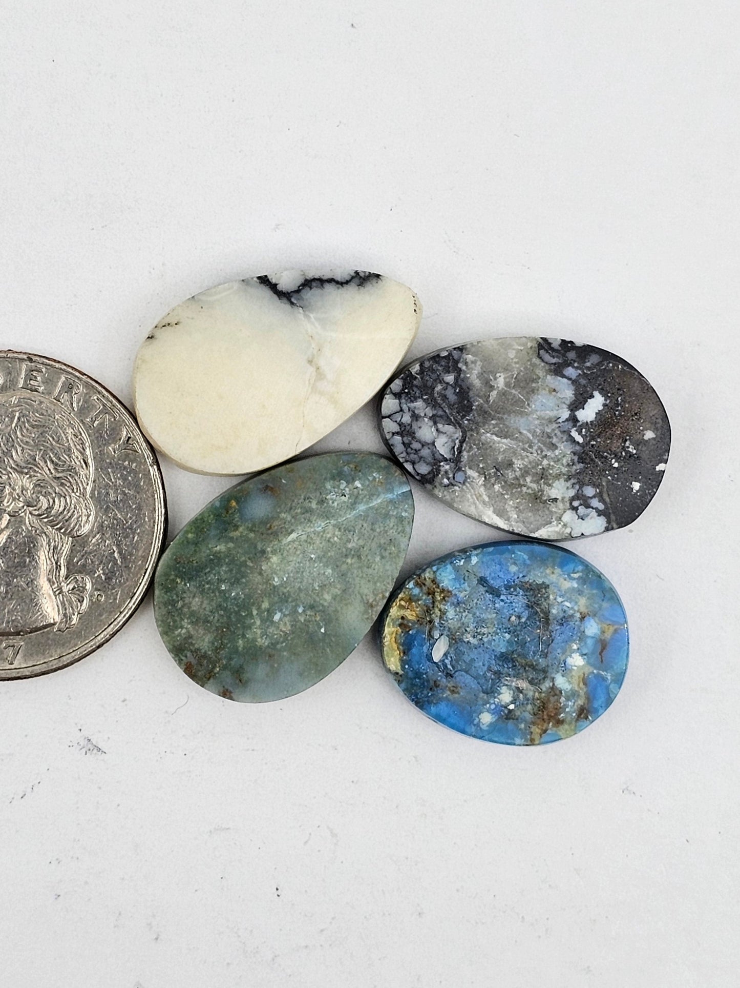 Dark moon variscite lot