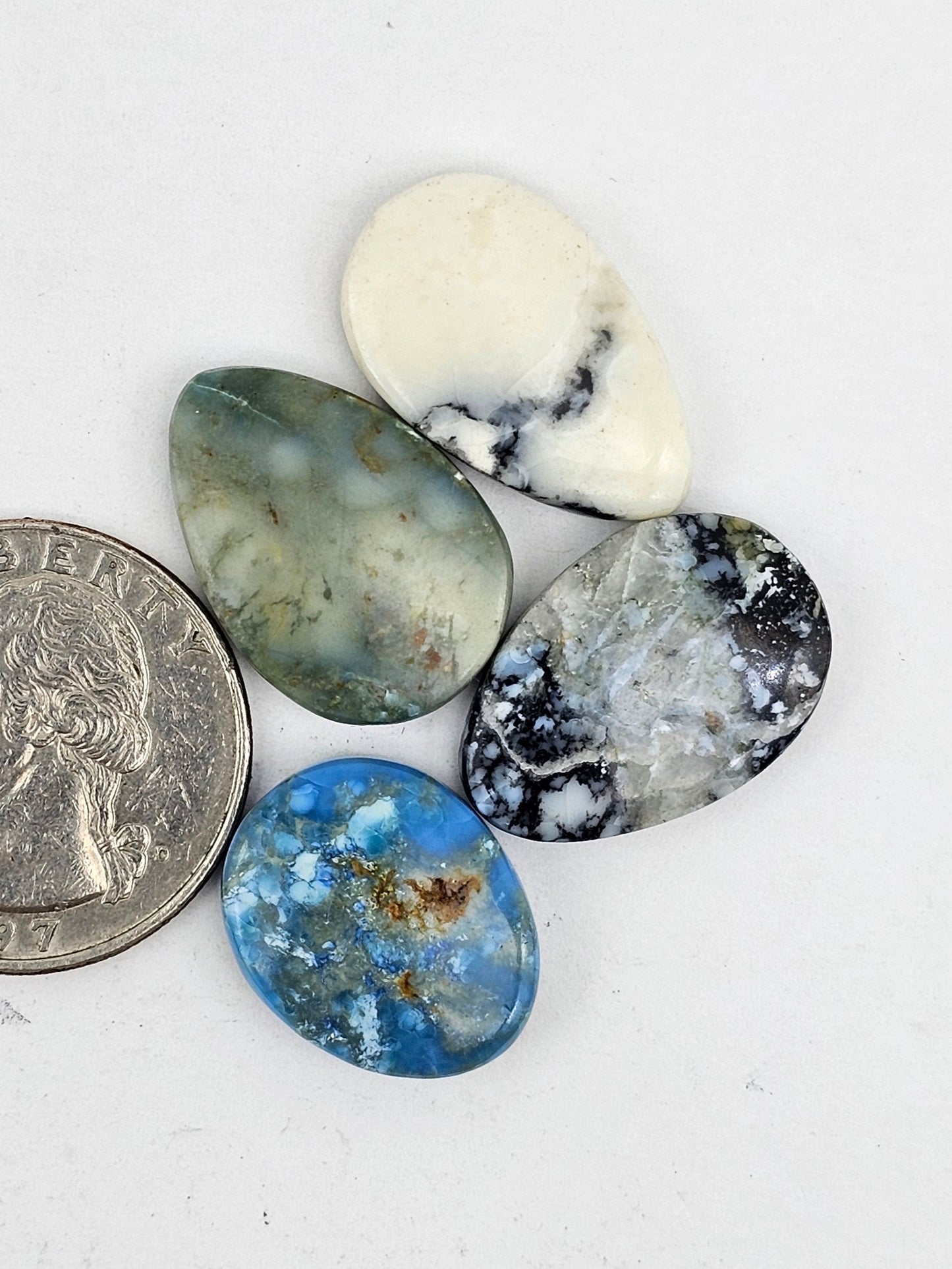 Dark moon variscite lot