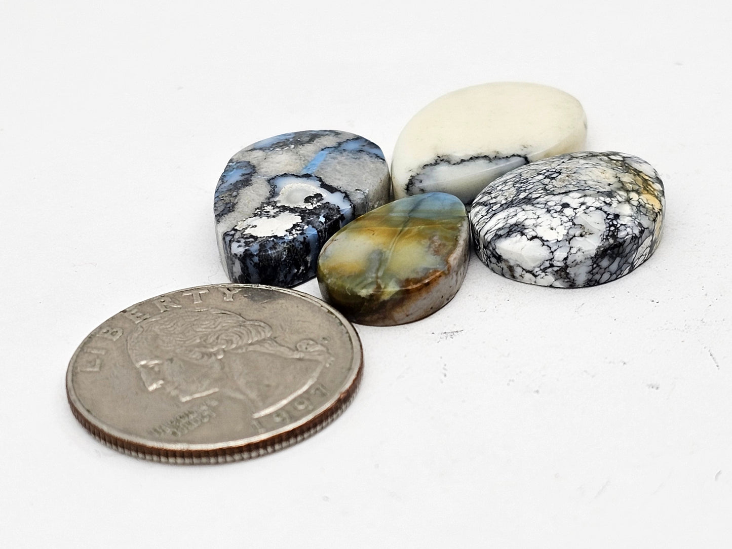 Dark moon variscite lot