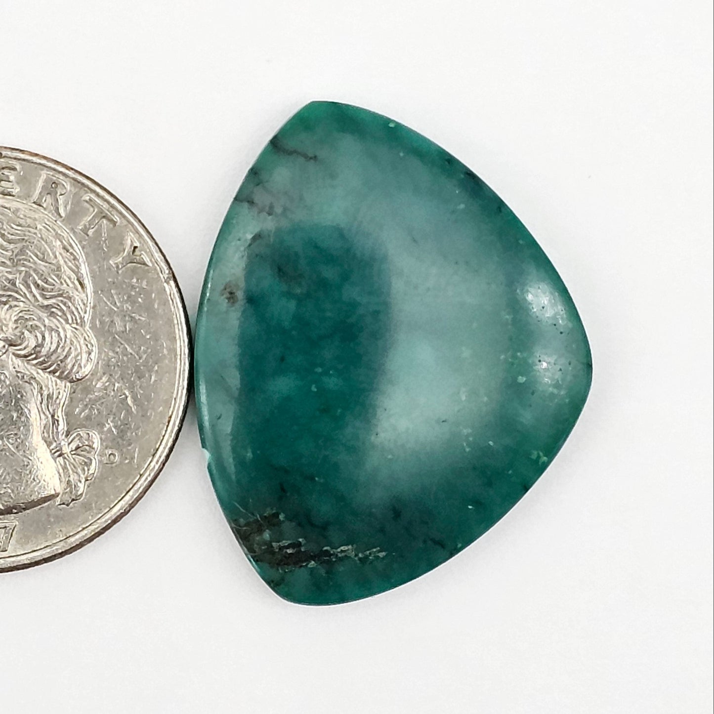Cloud Mountain Turquoise Cabochon Large