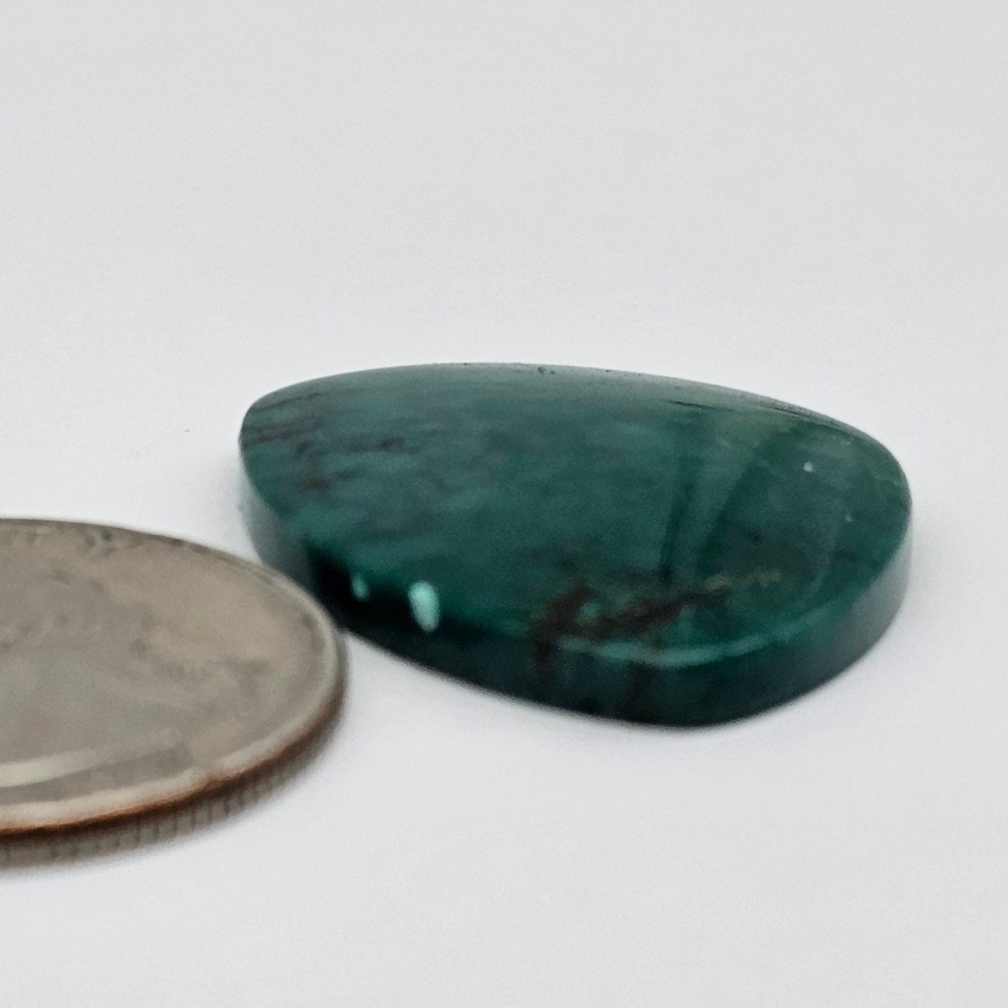 Cloud Mountain Turquoise Cabochon Large