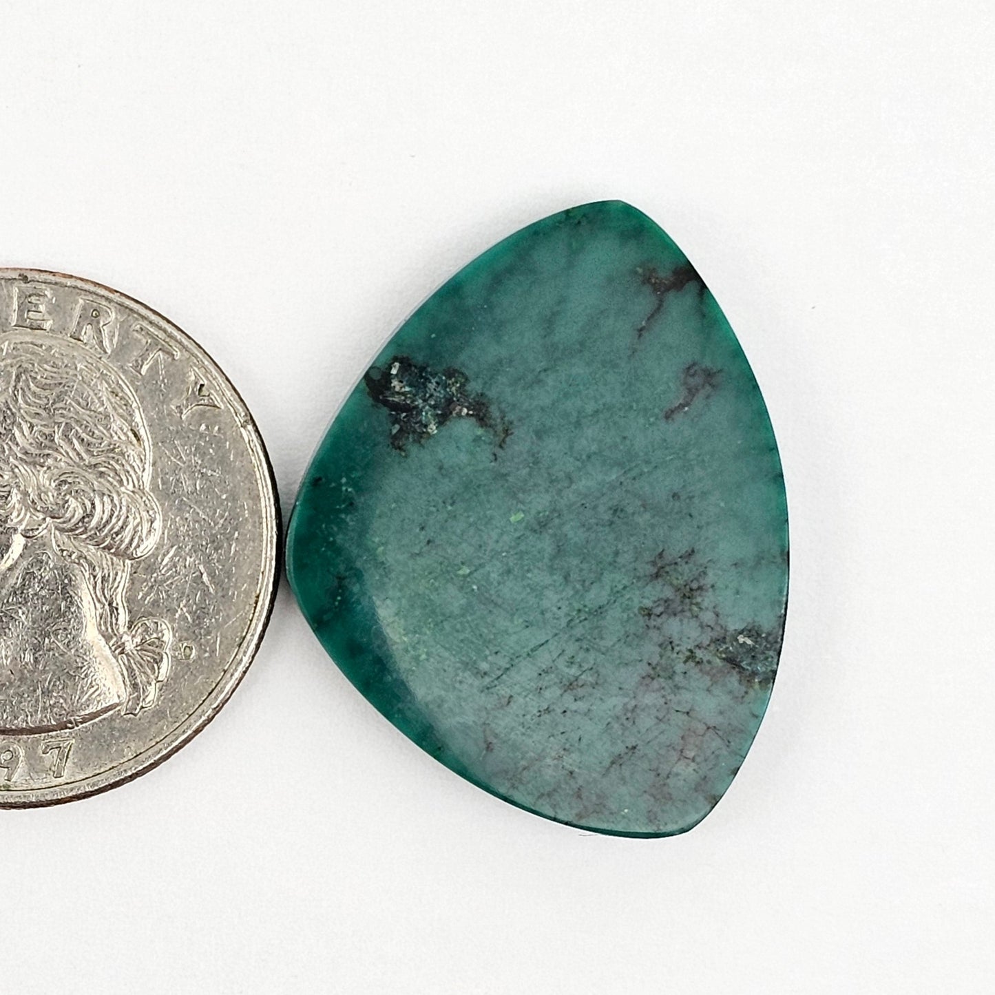 Cloud Mountain Turquoise Cabochon Large