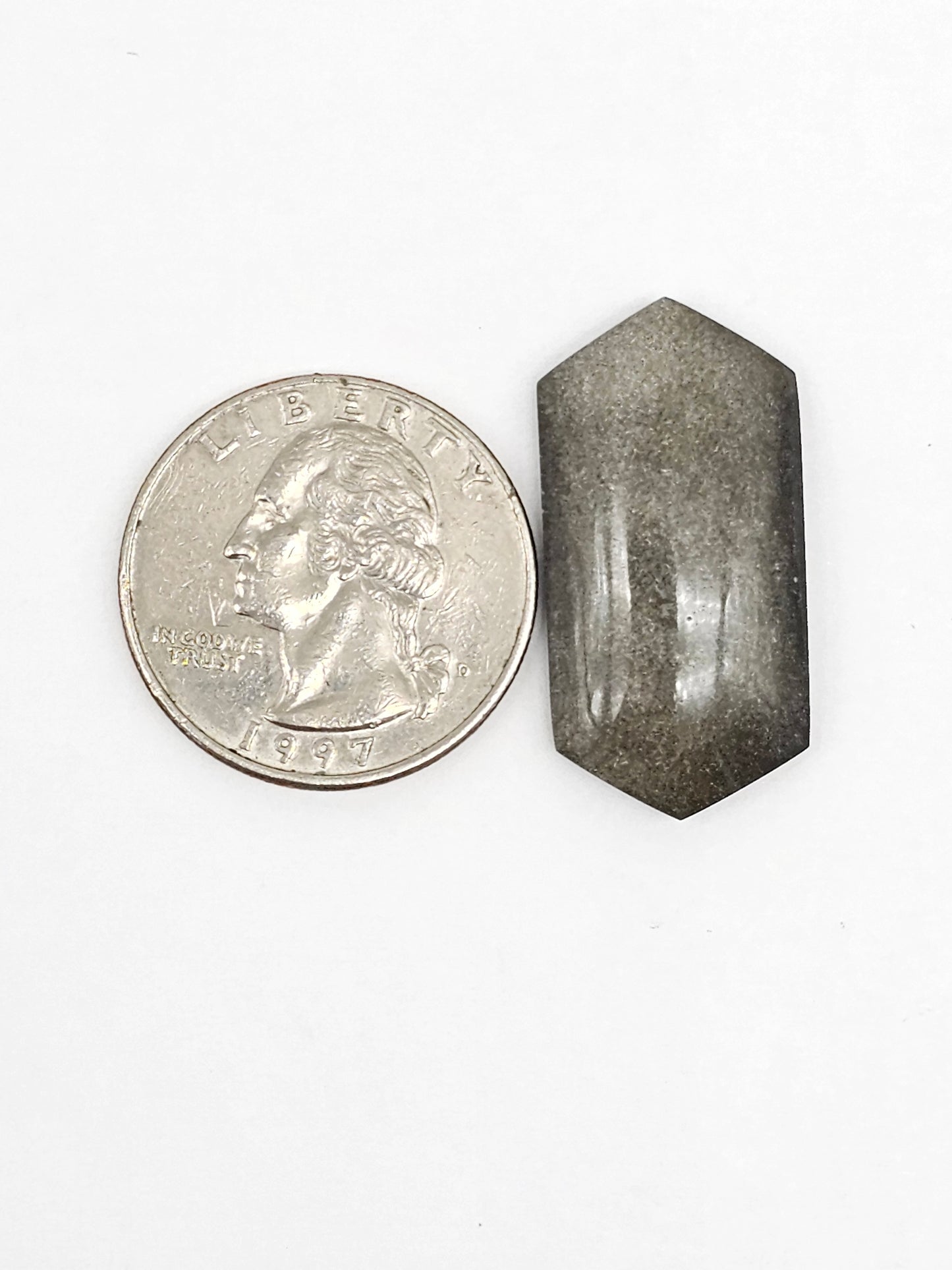 Golden Obsidian Long Diamond Cabochon