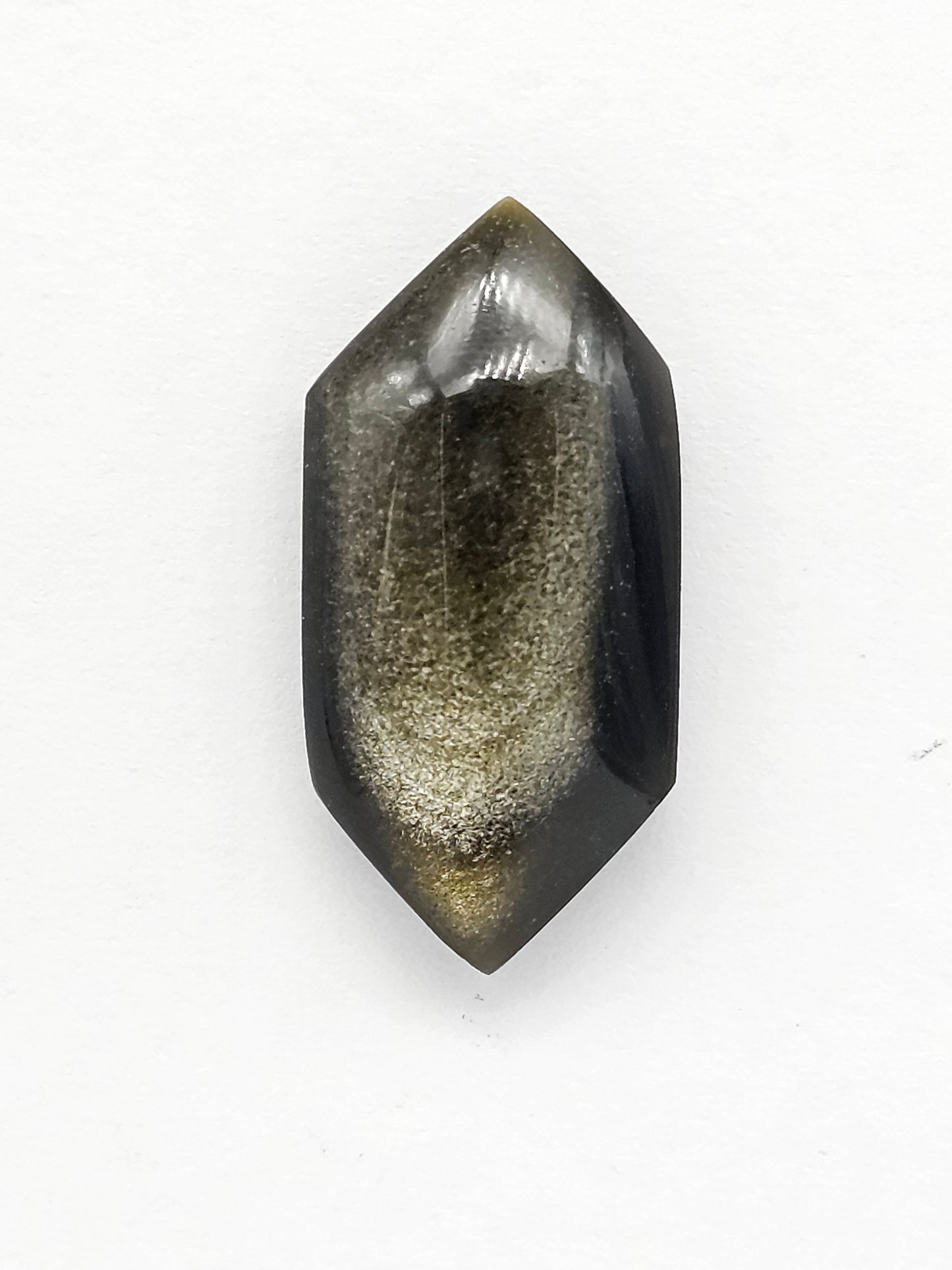 Golden Obsidian Long Diamond Cabochon