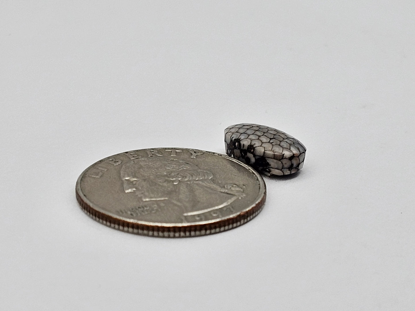 Snake skin agate cabochon