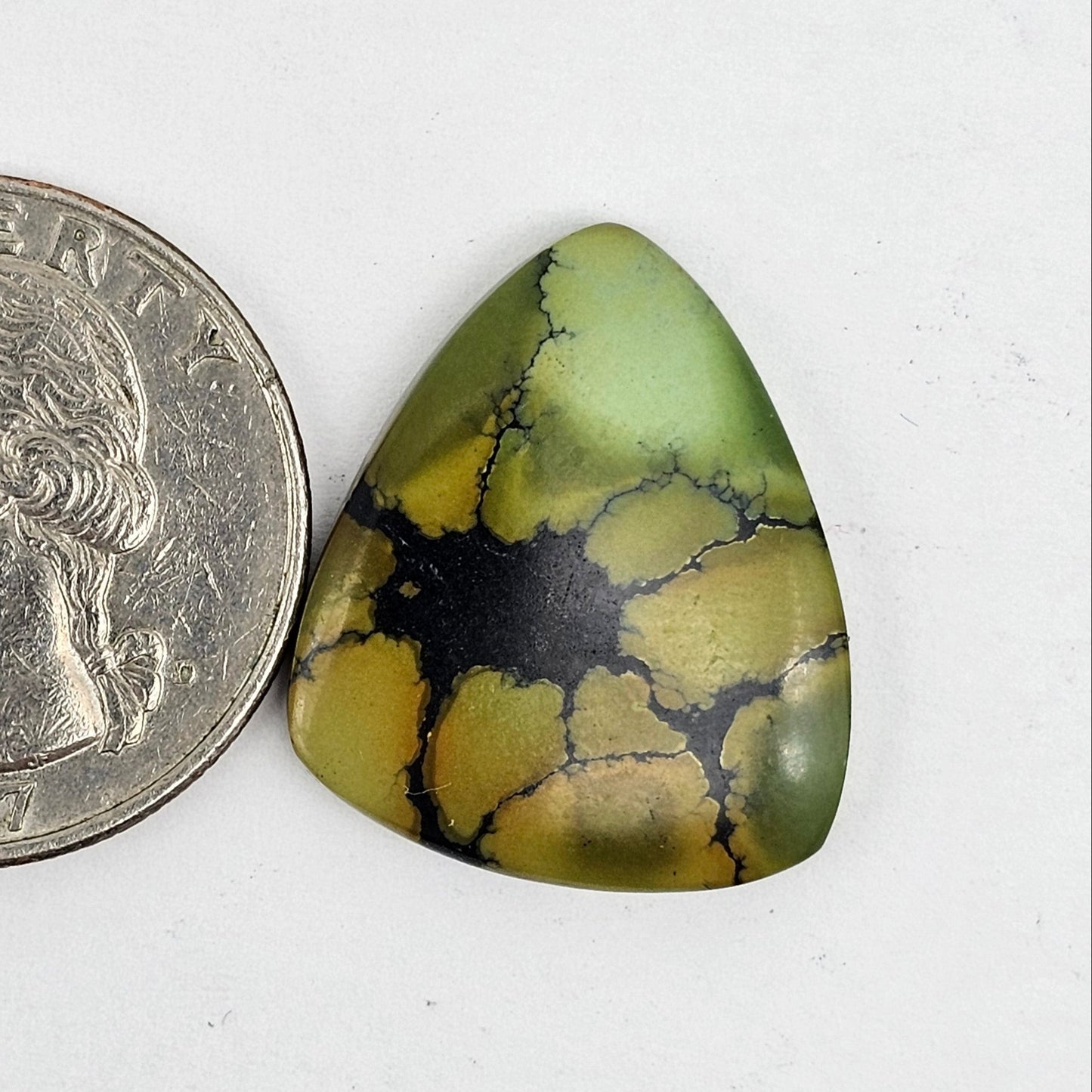 Cloud Mountain Turquoise Cabochon Large