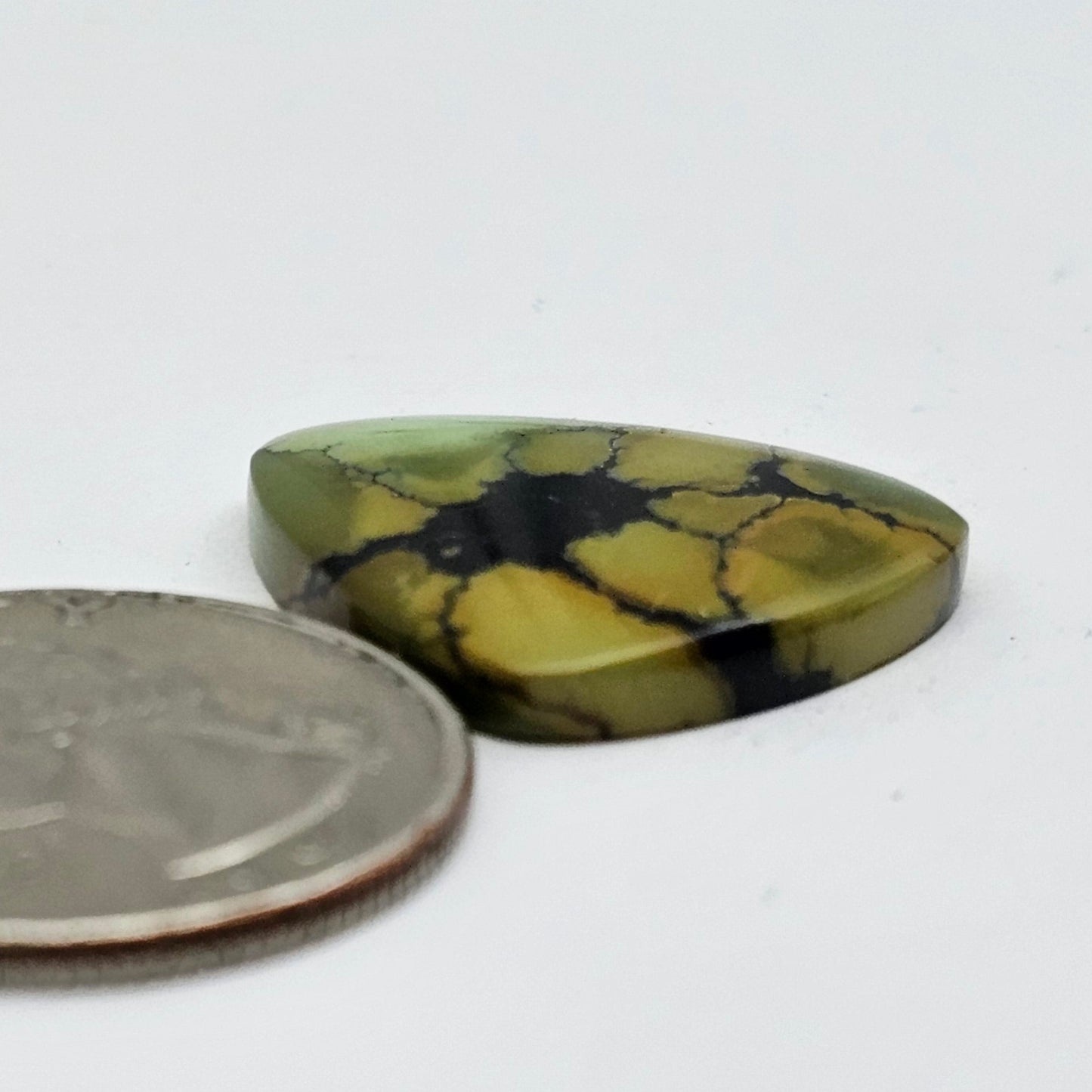 Cloud Mountain Turquoise Cabochon Large