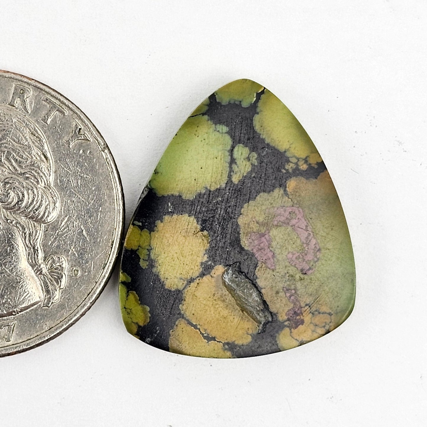 Cloud Mountain Turquoise Cabochon Large