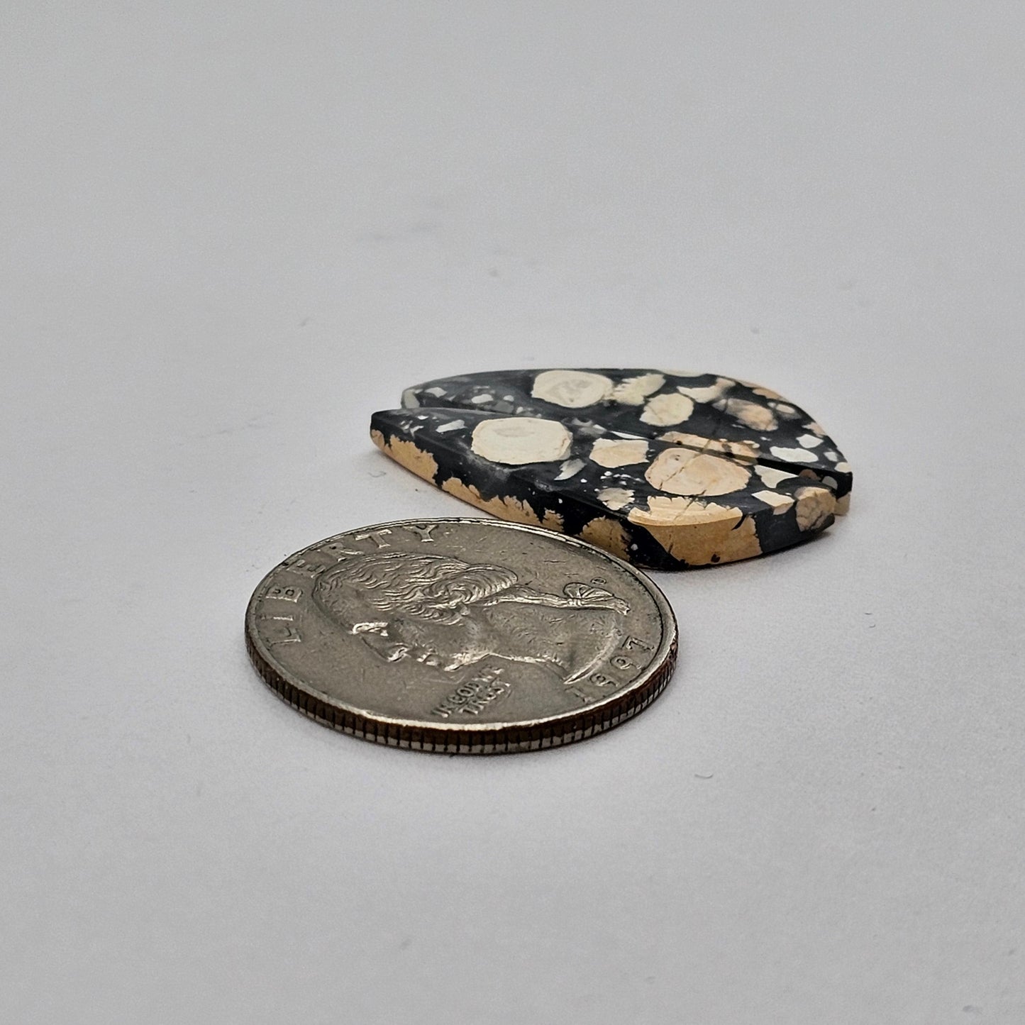 Maligano Jasper cabochon pair