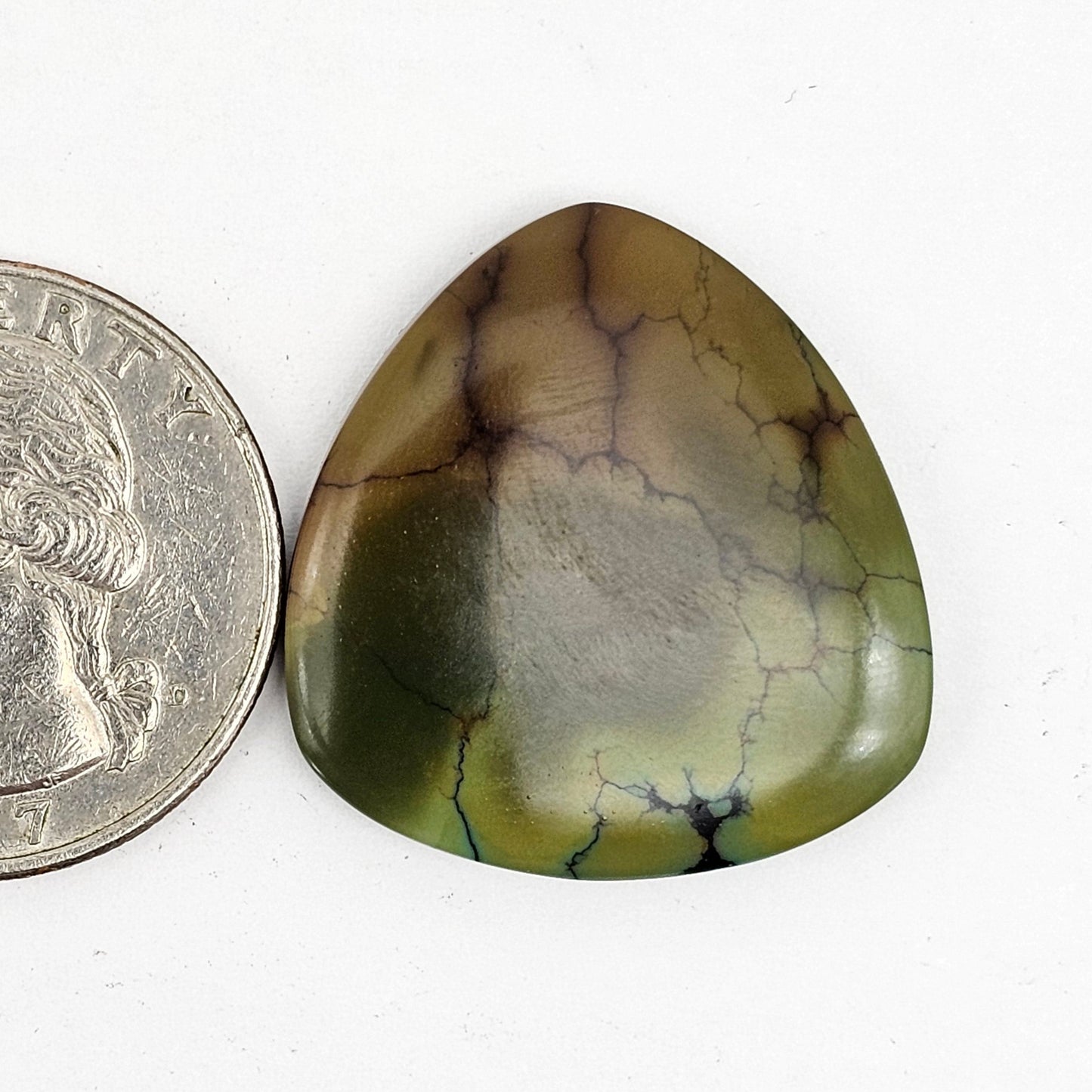 Cloud Mountain Turquoise Cabochon Large
