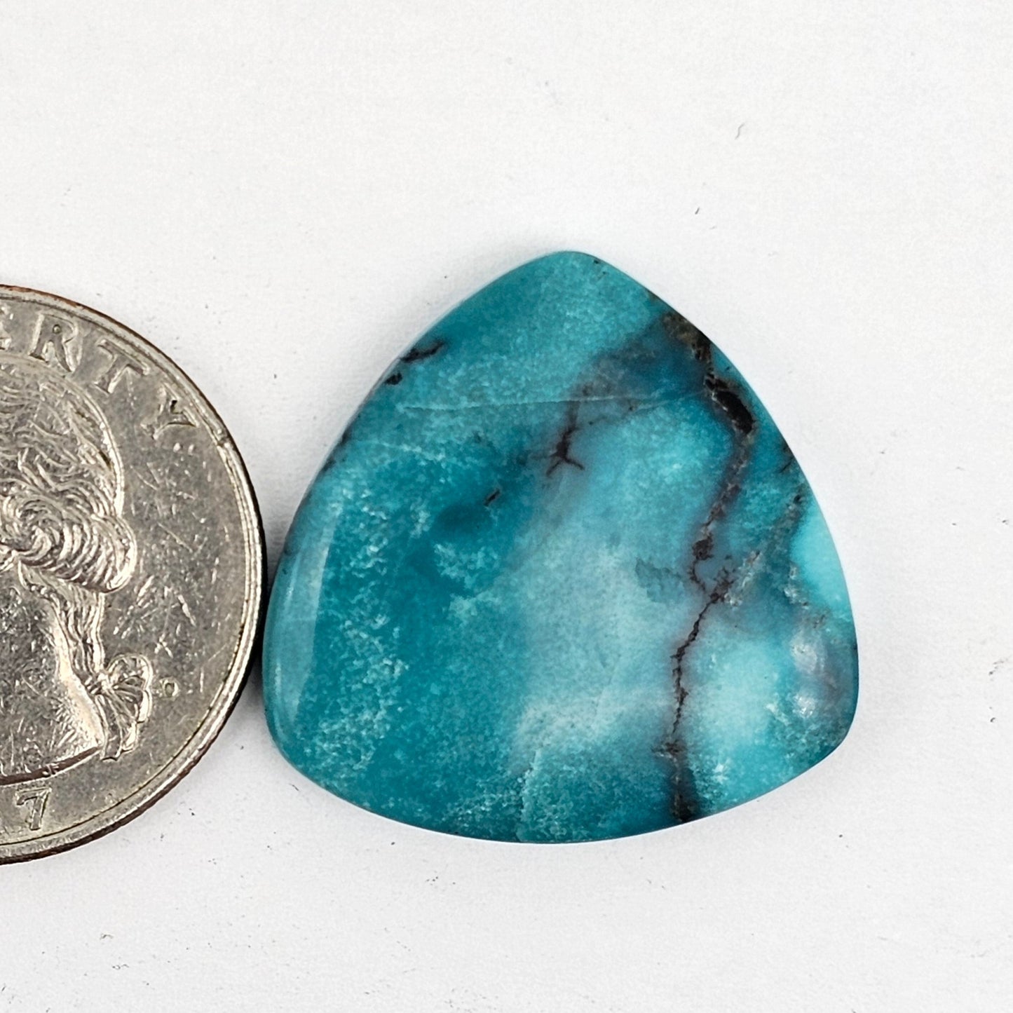 Cloud Mountain Turquoise Cabochon Large
