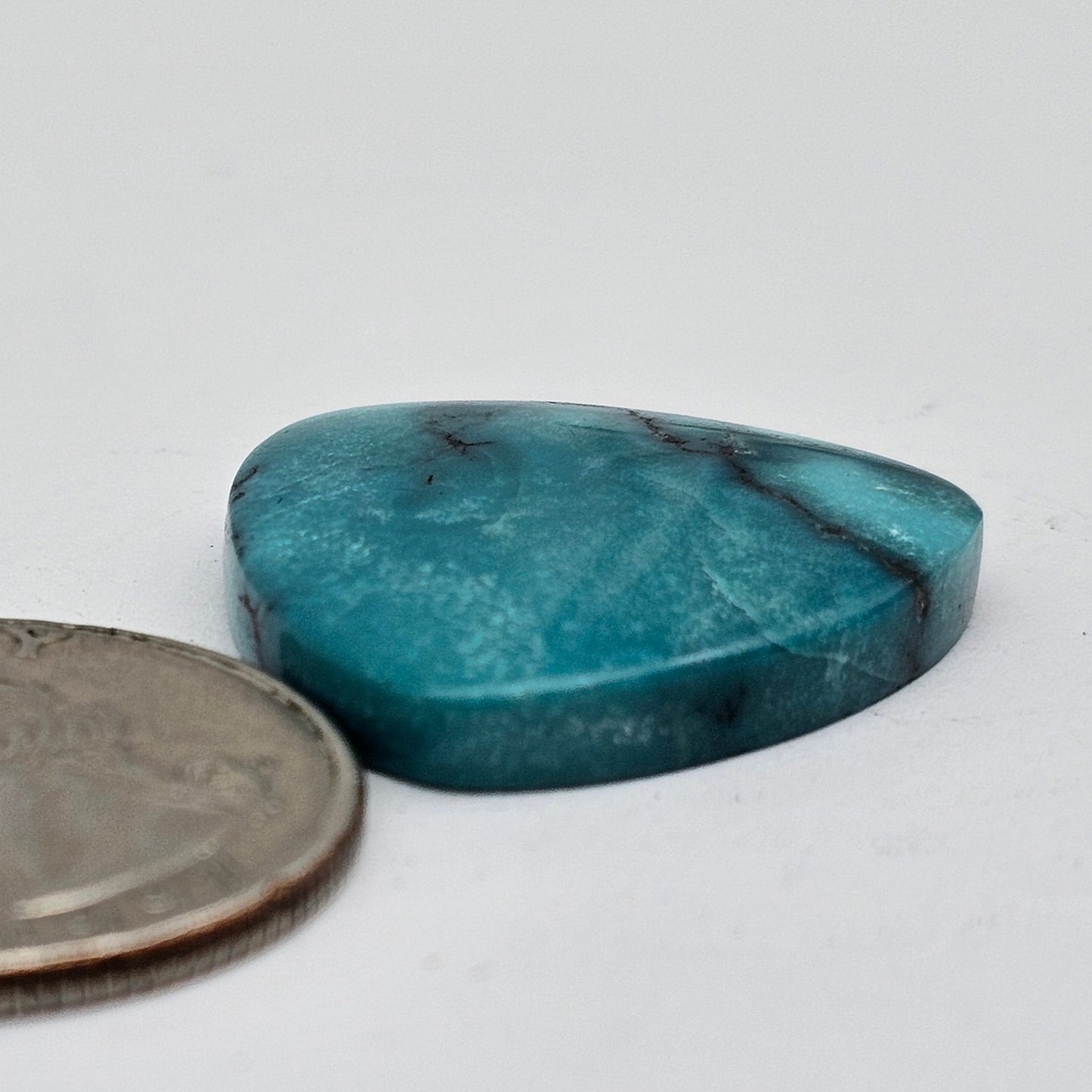 Cloud Mountain Turquoise Cabochon Large