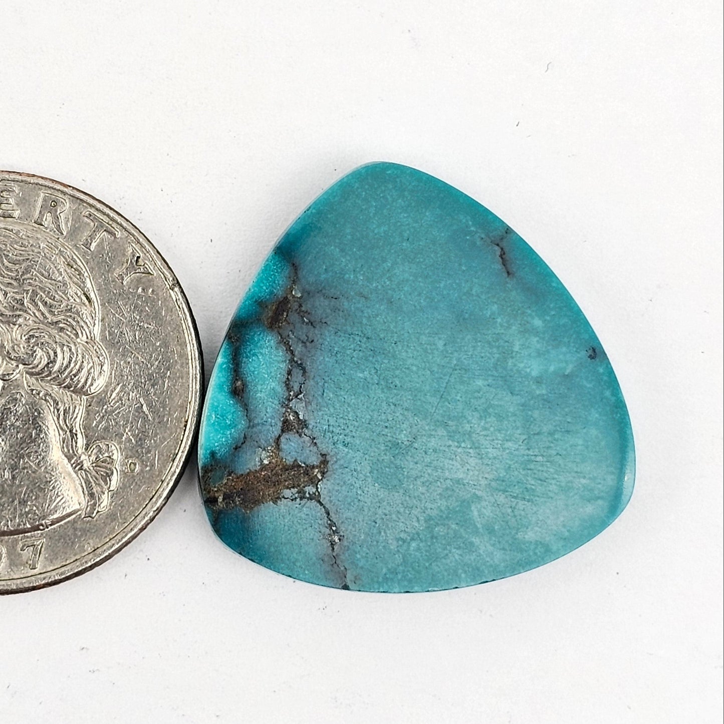 Cloud Mountain Turquoise Cabochon Large