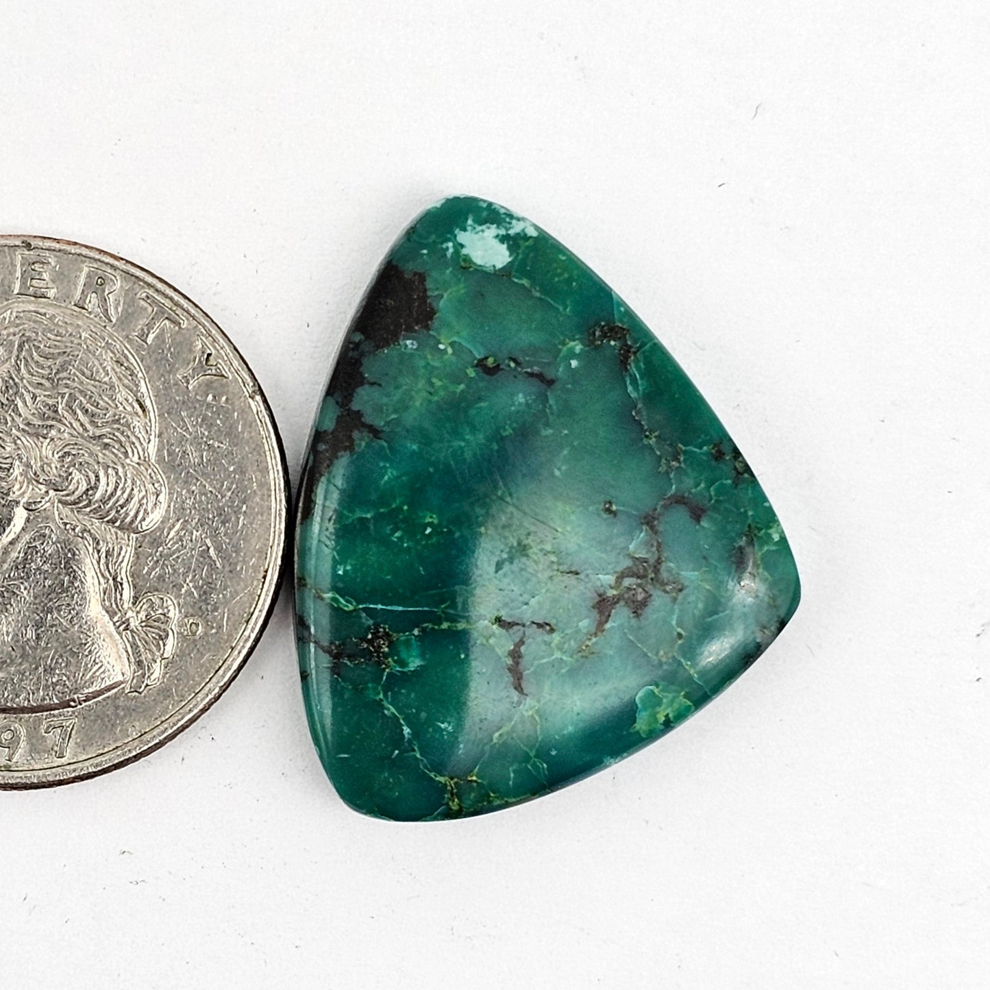 Cloud Mountain Turquoise Cabochon Large