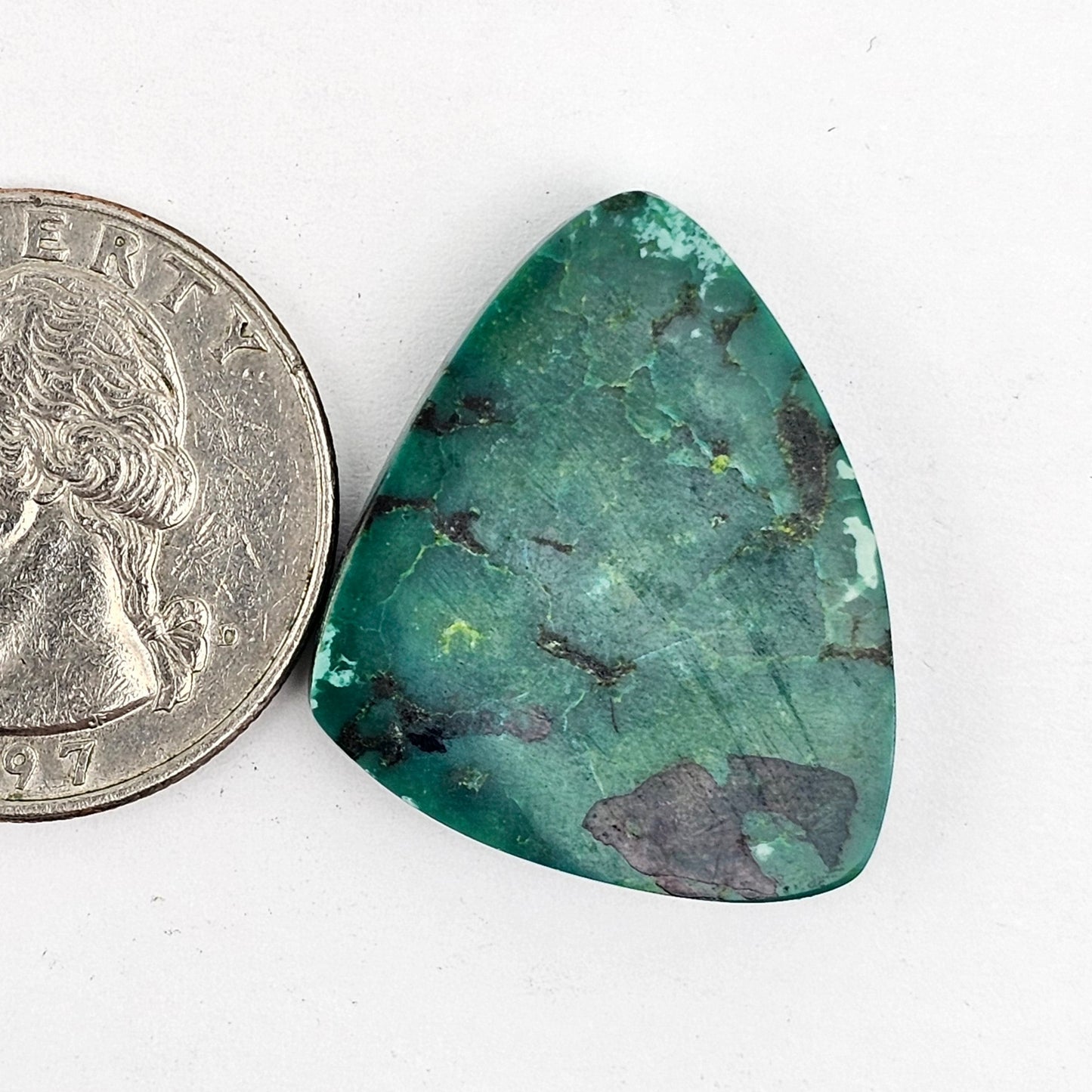Cloud Mountain Turquoise Cabochon Large