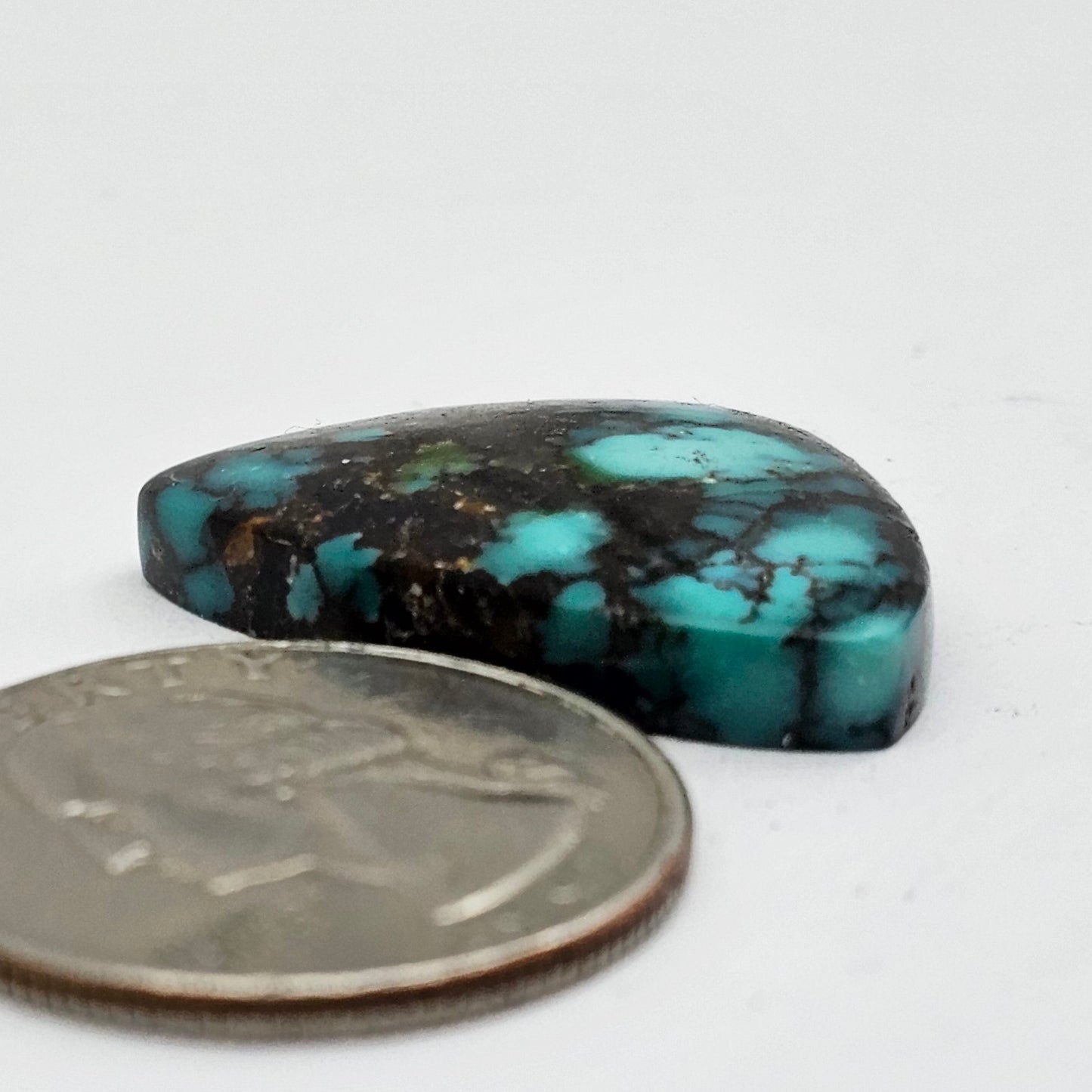 Cloud Mountain Turquoise Cabochon Large