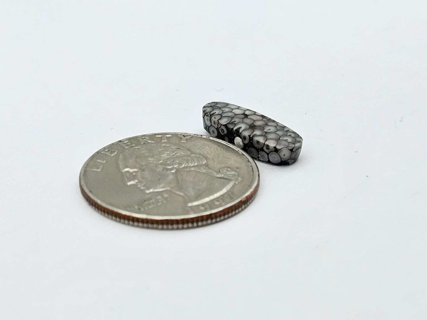 Snake skin agate cabochon