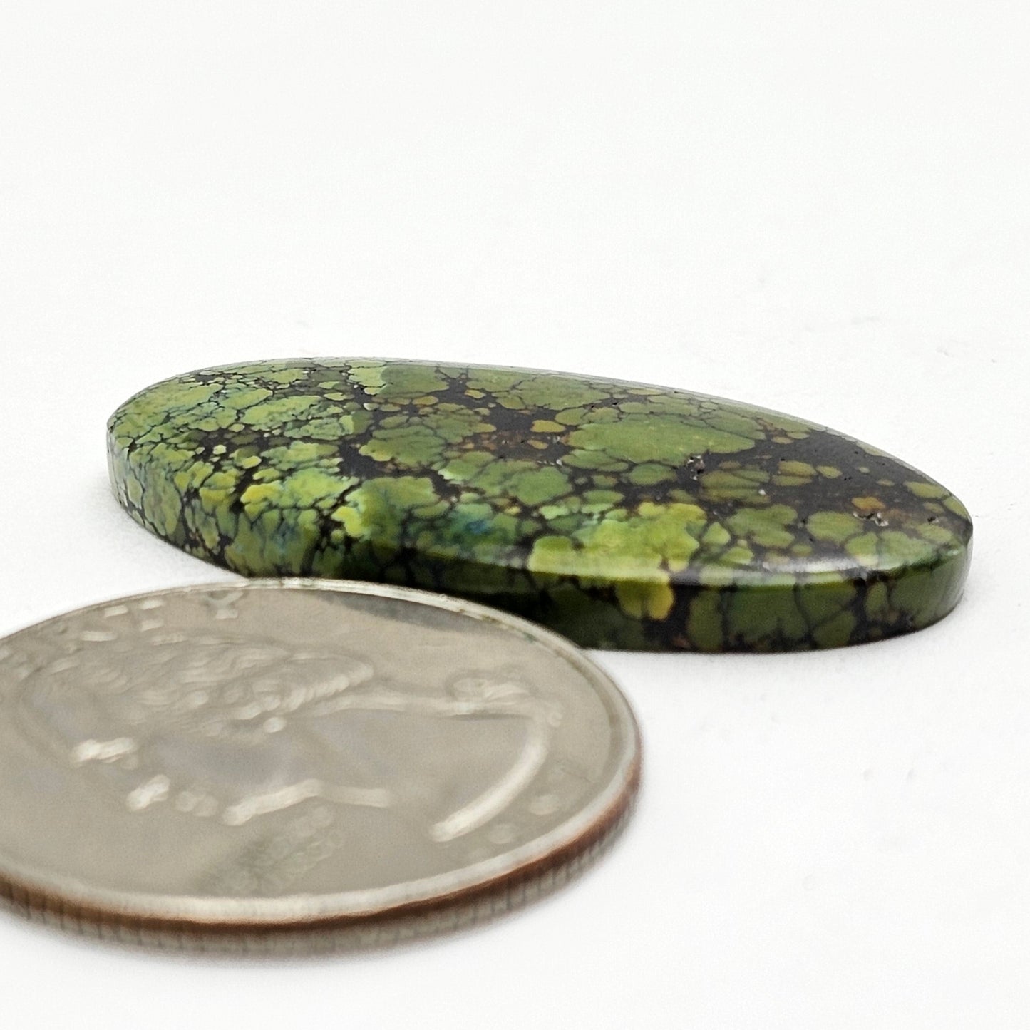 Cloud Mountain Turquoise Cabochon Large