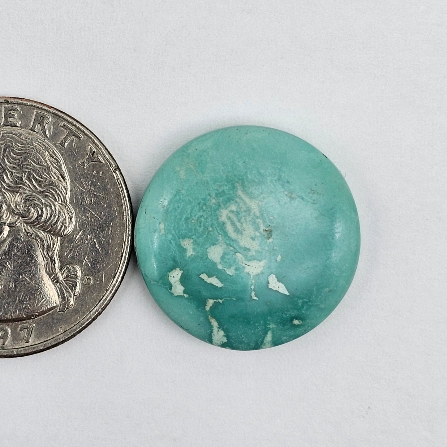 Cloud Mountain Turquoise Cabochon Large