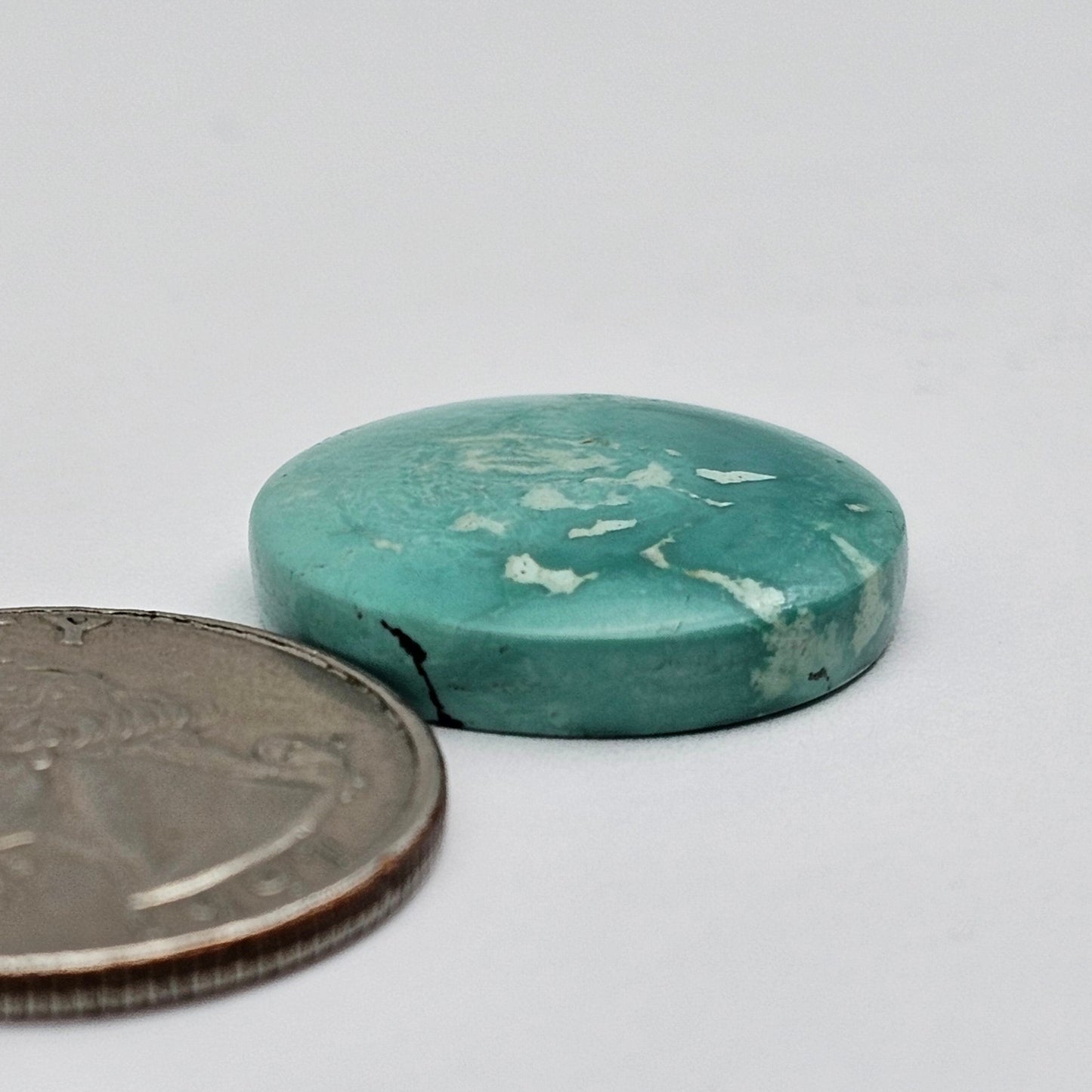 Cloud Mountain Turquoise Cabochon Large