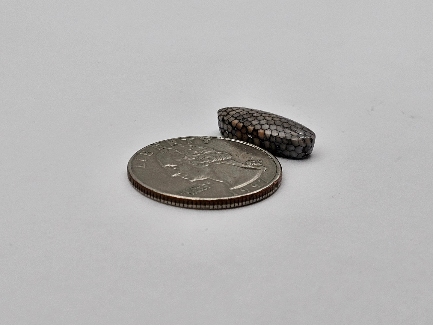 Snake skin agate cabochon