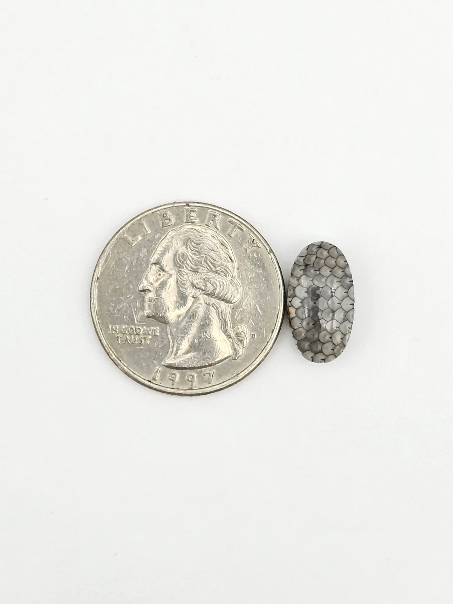 Snake skin agate cabochon