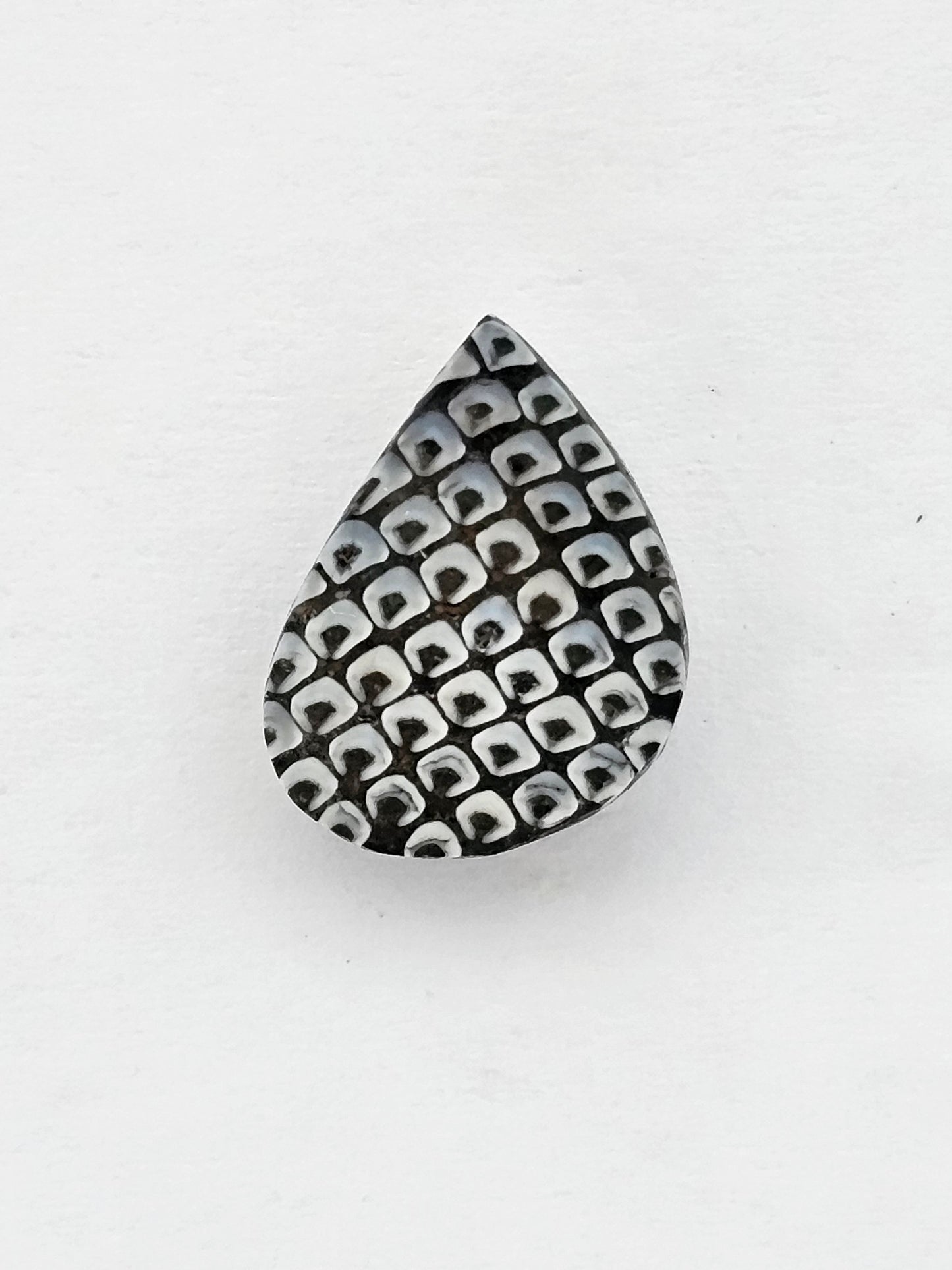 Snake skin agate cabochon