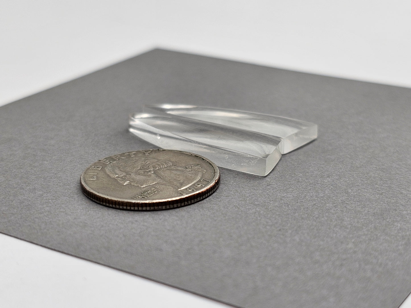 Quartz Geometric Cabochon Pair