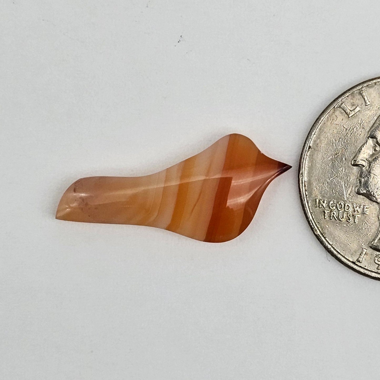 Carnelian Agate Bird Cabochon